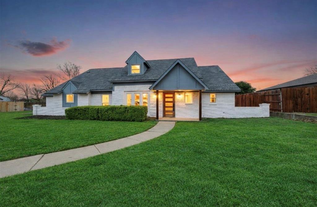 Completely reimagined in 2026, this two-story residence blends its authentic 1970s charm with elevated modern design. Expansive windows preserve the home’s original character while flooding the interior with natural light, complemented by major system upgrades including new foundation and plumbing.Inside, thoughtful finishes such as LVP flooring, quartz countertops, zellige-style tile, designer lighting, and warm wood paneling create a refined yet inviting atmosphere. The open kitchen flows effortlessly into the dining and living spaces, anchored by an original brick fireplace that adds timeless character.Offering 4 bedrooms, 3 bathrooms,1 office, 2 car garage and 2,488 square feet, the layout balances style and functionality for everyday living. Outdoors, a private backyard with a pool provides an ideal setting for entertaining or relaxing weekends at home. Virtually stage.Situated in Plano’s established Cloisters neighborhood, the property is conveniently located near Shepard Elementary, Trader Joe’s, Whole Foods, Legacy West, and Gleneagles Country Club. Rich in architectural integrity and thoughtfully updated throughout, this home delivers timeless appeal with spaces designed to be truly enjoyed.