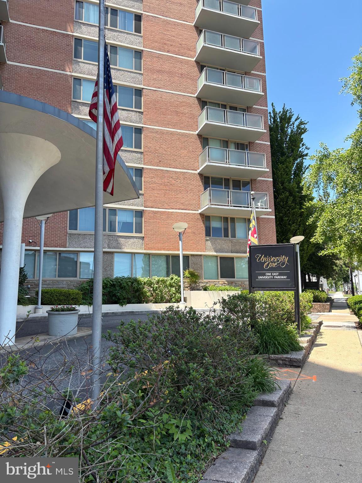 Enjoy comfortable city living in this spacious 2BR/2BA residence at University One Condos, ideally located near Johns Hopkins University. Filled with natural light and offering beautiful views, this unit features a functional layout with generously sized bedrooms, ample closet space, and a private balcony perfect for relaxing or entertaining. The kitchen provides ample cabinet and counter space, while the open living and dining areas create a welcoming atmosphere. Condo fee includes heating, cooling, electric, and water, University One Condos offers an array of amenities including a pool, fitness center, laundry facilities, controlled access, elevator service, a multipurpose resident lounge room, conference rooms, on-site management, and a front desk attendant available 24/7 for added convenience and security. Garage parking is available for rent. Conveniently located within walking distance to campus, the JHU shuttle, shopping, dining, and major commuter routes.