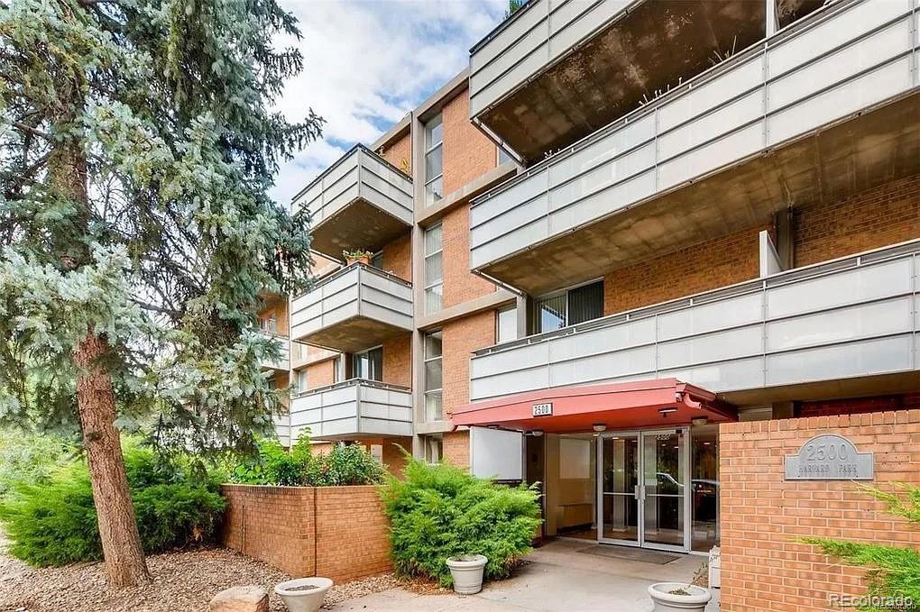 Contact Agent directly regarding pre-paid HOA, interest rate buydown (Chad Olson 303.898.5072).  Top-Floor Corner Condo Located in University Park.  Bright, Private, and Investment-Ready! Live steps from the DU campus. Be a part of one of Denver’s most sought-after locations! This top-floor, corner-unit condo offers unbeatable proximity making it ideal for students, parents, or savvy investors. PRIME LOCATION: Directly across from DU, with light rail access nearby for easy downtown commutes. Walk to class, parks, restaurants, coffee shops, and vibrant retail spots including Downing Street, South Pearl Street and Cherry Creek North. MOVE IN READY: No updates needed—this condo is turn-key and ready for immediate occupancy or rental income. BRIGHT & PRIVATE: Corner unit on the top floor with natural light, extra privacy, and quiet—perfect for studying, relaxing, or hosting friends. OPEN FLEXIBLE UNIT: Spacious living area with cozy cork floors and a smart, versatile layout ideal for entertaining or working from home. PRIVATE BALCONY: Enjoy your morning coffee or unwind in the evening with top views and fresh air. MODERN KITCHEN AND BATH: Leathered granite countertops, Stainless steel under-mount sink and upgraded faucet, and generous cabinetry. Updated bathroom with sleek new vanity and cabinetry COMFORT MEETS CONVENIENCE: Deeded Parking Spot just outside your kitchen window, Secure Storage Unit inside the building, New Built-In Shelving in the living room.  You’ll love this unbeatable location: Close to local restaurants/events, DU Lacrosse and Hockey, Downing Street, Washington Park, South Broadway, South Pearl Street, South Gaylord Street, and Cherry Creek North. With a nearby light rail station, commuting downtown for dinner or catching a game is fast and easy. Whether you're a first-time buyer, investor, or looking for a low-maintenance lifestyle in one of Denver’s most vibrant neighborhoods, this condo delivers comfort, convenience, and exceptional value.