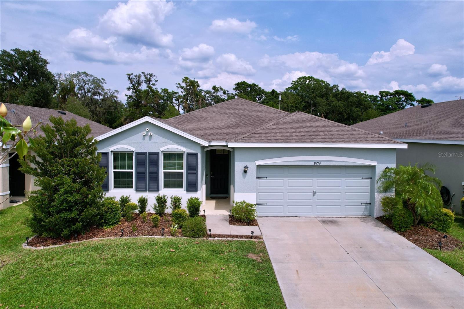 TREMENDOUS VALUE - Welcome to this beautifully maintained 4-bedroom, 2-bathroom home in the gated community of Abbott Park. Built in 2021, this 2,048 sq ft residence features a spacious open floorplan in the main living area, creating a bright and welcoming space perfect for both everyday living and entertaining.

The split-bedroom layout offers privacy, with the primary suite tucked away and featuring a walk-in closet and en-suite bathroom. Step outside to your screened lanai and enjoy peaceful views of the private, fenced-in backyard, ideal for relaxing evenings or weekend gatherings.

Additional highlights include a separate laundry room, a 2-car garage, and access to community amenities such as a clubhouse and sparkling pool.

Skip the wait for new construction and move right in. This home is ready for you now!