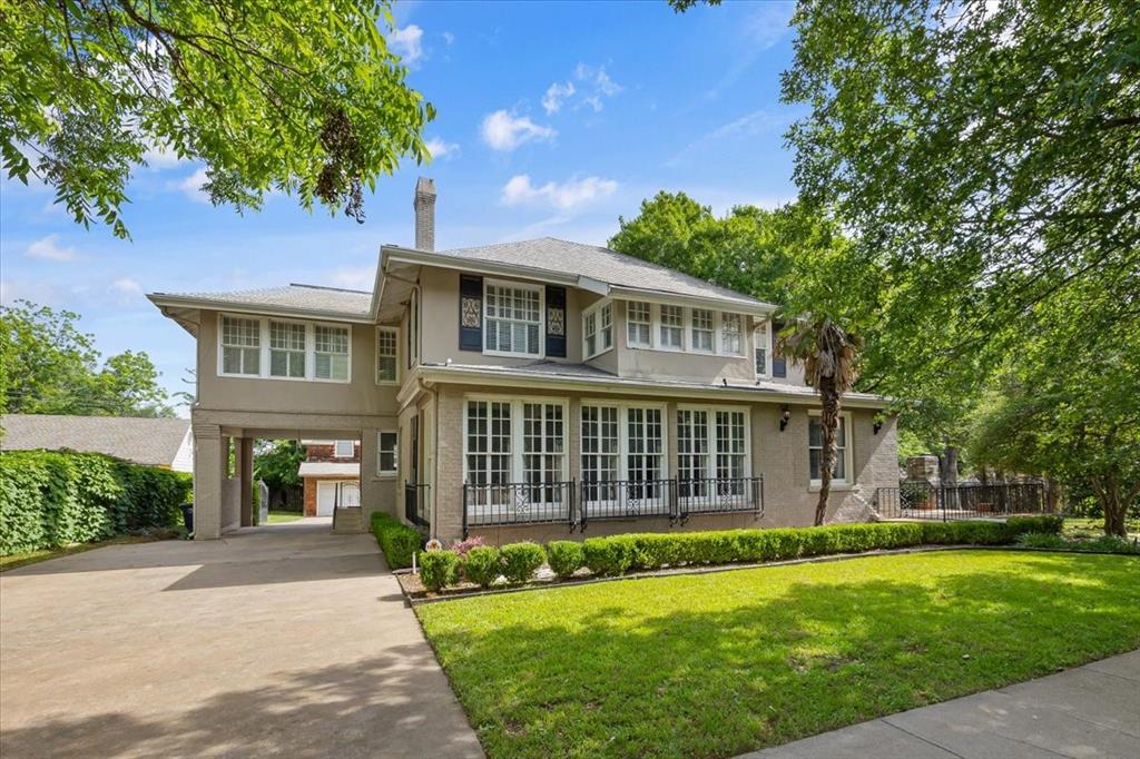 Step into timeless elegance with this grand 1930s estate designed and built by Marshall R. Sanguinet of the architecture firm Sanguinet & Staats (formerly known as Sanguinet, Messer and Messer). Offering over 3,800 square feet of living space and nestled in a lush, private setting of.466acres; this home blends historic charm with modern luxury. Featuring a gourmet kitchen ideal for entertaining, two spacious living areas, and two dining rooms, this property is built for both comfort and style. Step outside to your personal retreat: an outdoor kitchen and fireplace, ideal for year-round gatherings. A full basement and 3 car garage offer ample storage and functionality.

Adding to the home’s versatility is an additional 800 sqft apartment located above the garage—not included in the main square footage. Complete with a kitchenette and washer & dryer hookups, it’s ideal for guests, in-laws, or potential rental income.

This unique urban oasis offers the space and serenity of a private estate—right in the heart of the city.

The property may be subject to certain preservation restrictions that could limit the use and development of the property. Any potential Buyer would take ownership of the property subject to the preservation restrictions and should seek the advice as to its rights from its own independent real estate professional. Property sold AS-IS.