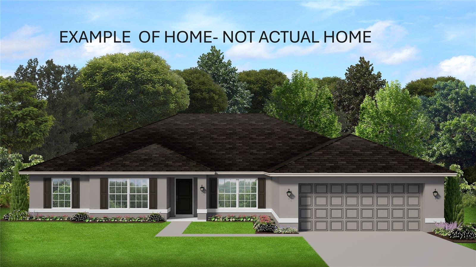 Under Construction. UNDER CONSTRUCTION!!  BRAND-NEW, QUALITY BUILT 4BED, 2BATH, 3CAR GARAGE HOME! This home is located in the sought after PINE RIDGE ESTATES, EQUESTRIAN COMMUNITY on a 1.00-acre homesite. Need a fence? You can have it! Need a shed? You can have it!! Have a horse? You can have it here!! Come join this beautiful community! Hurry in!!  This home is at 20% completion and moving right along!!  Seller pays closing costs w/approved lenders and CASH transactions.Upgrades included in this home: UPGRADED 12X24 TILE EVERYWHERE EXCEPT BEDROOMS; WOOD SOFT CLOSE CABINETS W/PULLS; GRANITE COUNTERTOPS W/UNDERMOUNT SINKS THROUGHOUT HOME, THREE CAR GARAGE; COVERED 14X16 COVERED BACK LANAI; DOUBLE DOOR ENTRY TO DEN/STUDY; SEPARATE TILE SHOWER W/LIGHT & SHOWER DOOR IN OWNERS BATH; TRAY CEILING W/CROWN MOLDING IN OWNERS BEDROOM; PENDENT LIGHT PRE-WIRES OVER ISLAND; TILE TUB SURROUND IN HALL BATH; STAINLESS STEEL APPLIANCE PKG; MINI BLIND INSERTS IN BACK DOORS TO COVERED LANAI. TAEXX PEST CONTROL SYSTEM BUILT IN; BUILDER AND THIRD-PARTY WARRANTY INCLUDED!