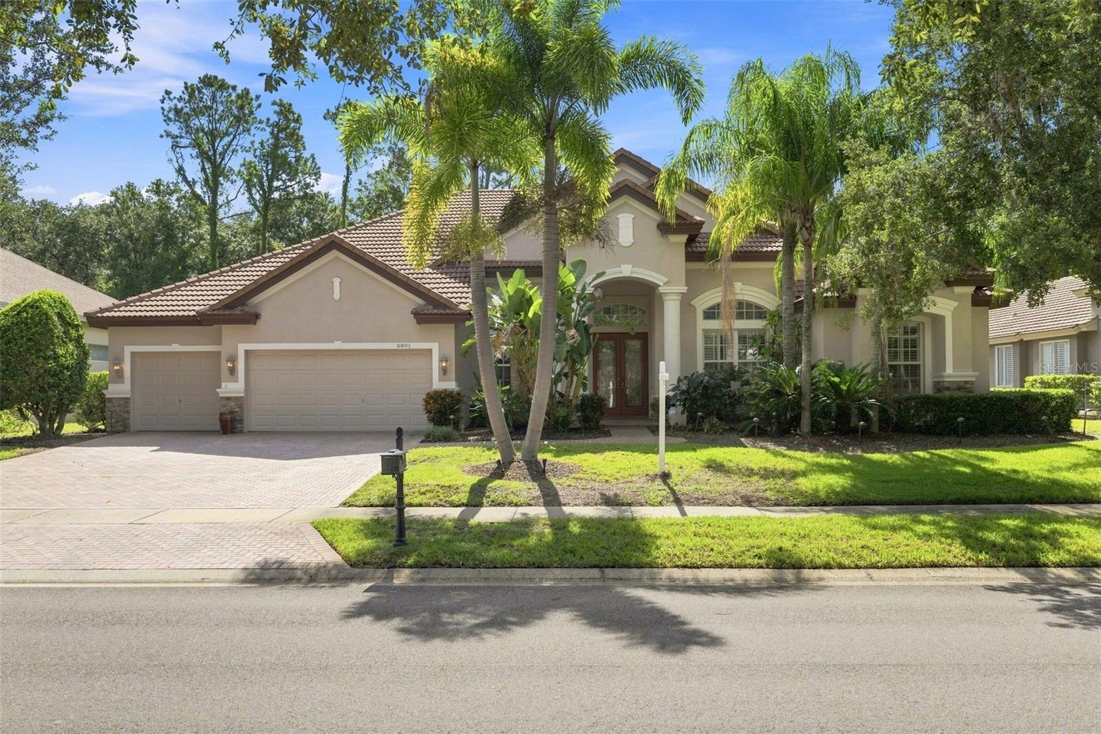 Experience the elegance of Juniper Bay, where quiet streets, mature landscaping, and a long-standing reputation for upscale living. This luxury home in Juniper Bay at Lansbrook features soaring ceilings, bright living spaces, UPDATED 2024 kitchen cabinets, NATURAL GAS appliances, and NEW HVAC systems from 2025, 2024, and 2019. Fresh EXTERIOR PAINT (2026) and INTERIOR PAINT (2024) add a modern feel, while the screened lanai, POOL and SPA include NEW 2025 pump, filtration, and GAS heater. Outdoor living includes multiple seating areas, lush landscaping, well for irrigation, and a FIRE PIT. Enjoy private access to LAKE TARPON featuring community boat ramps, parks, nature and wild life and multiple recreational sports courts and fields. Located minutes from John Chesnut Sr. Park, Lansbrook Golf Club, Lake Tarpon, dining, shopping, and top-rated schools, this property blends comfort, luxury, and peace of mind. Schedule your private showing today.
