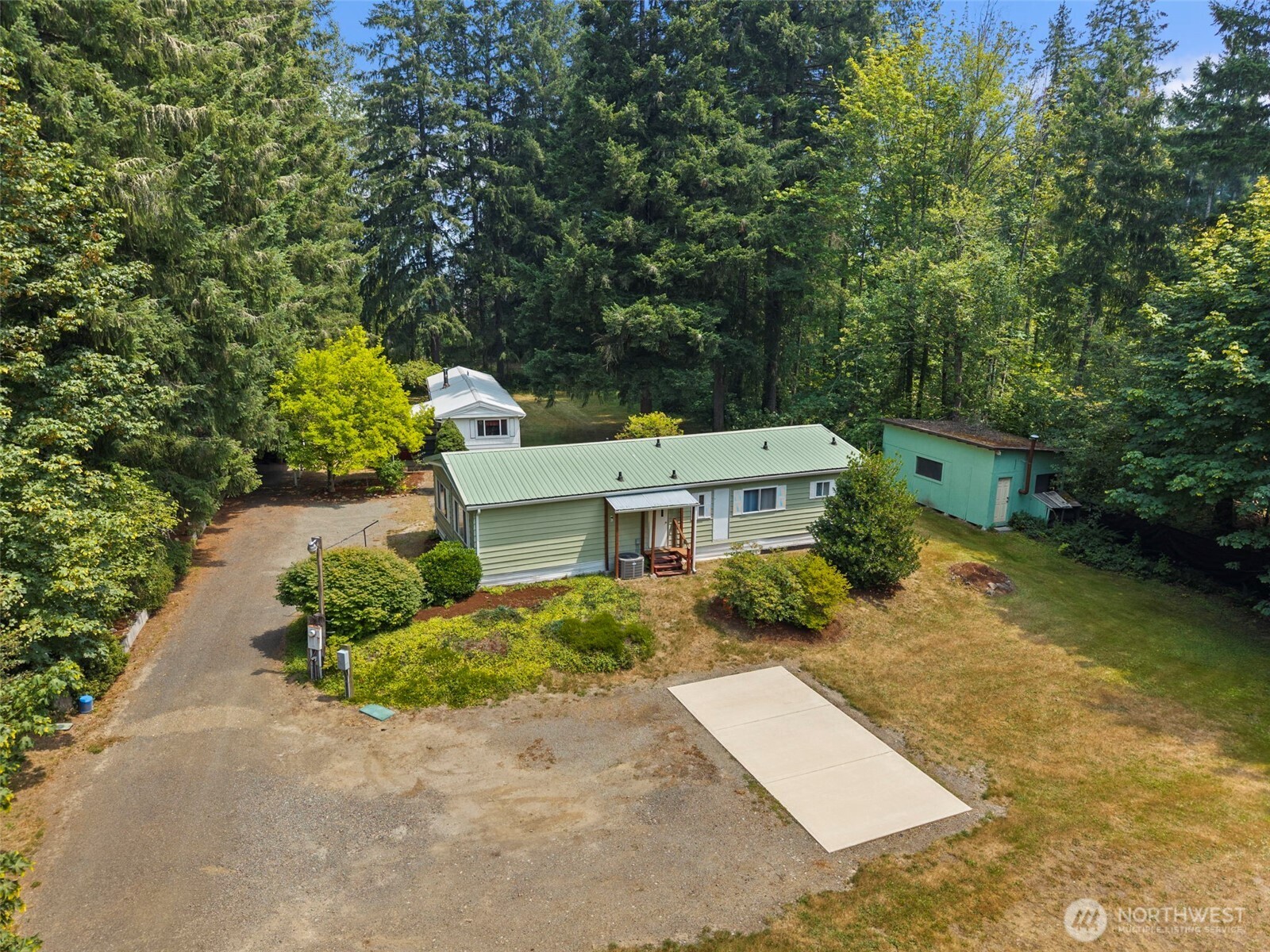 Lender approved! Please see lender for this unique property! Randle property featuring two updated manufactured homes on a spacious 1.04 acre lot.The first home is a well-maintained 1979 double-wide offering 2 bedrooms, 2 bathrooms, with two new porches perfect for year-round enjoyment. The second 1978 manufactured home includes 2 bedrooms, 1 bath. Fresh survey, & a brand new well already in place. The well pump has the ability to have a generator run if the power goes out so you'll still have water. Both homes have been thoughtfully updated. The property has been surveyed with a fence marking the back property line, ne well. Generator ready, for well and basics. Whether you’re looking for a multi-generational living setup, rental income, or home call today.