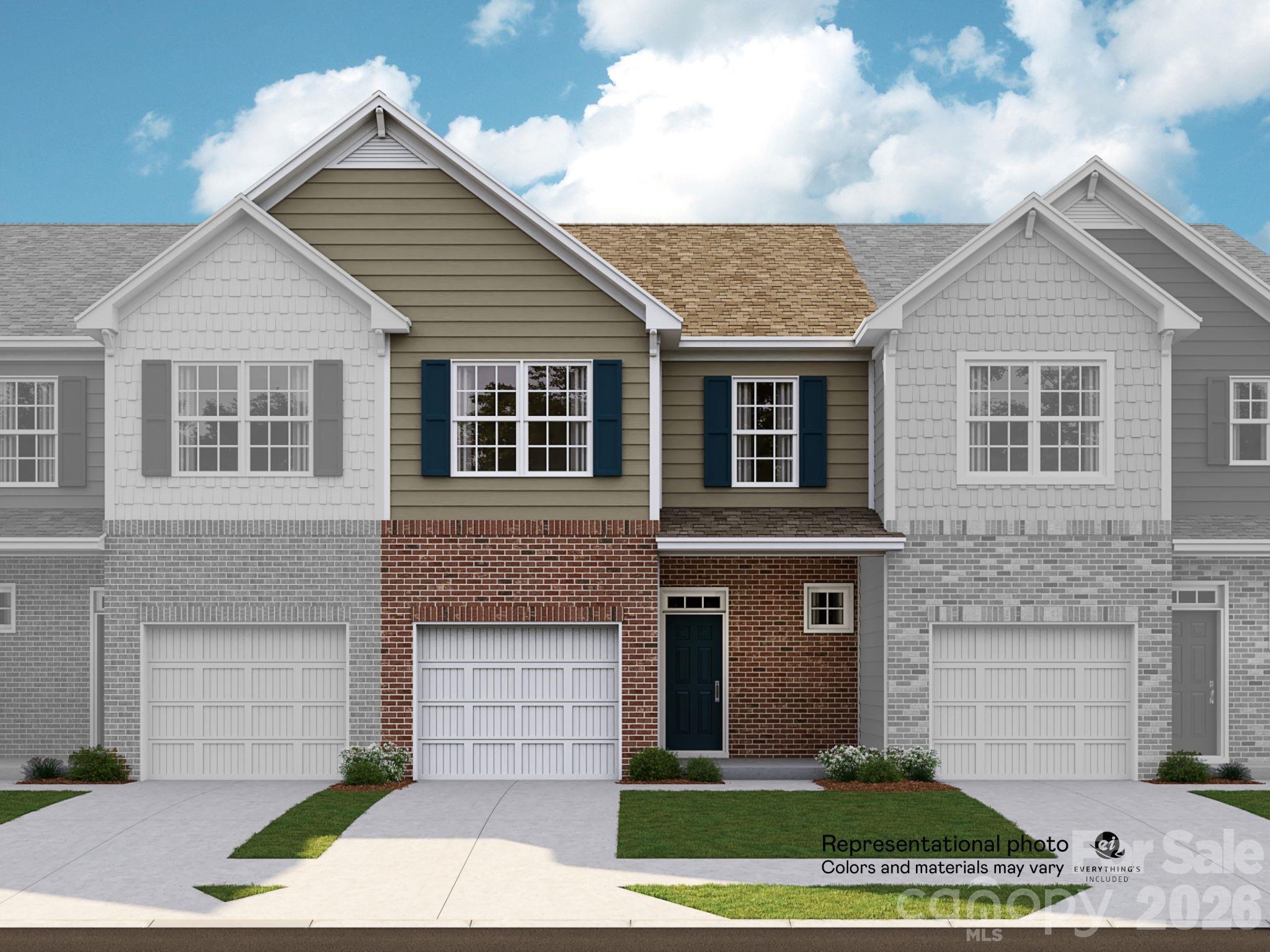 Say Hello to our Abbey model! This 2-story townhome includes 3 bedrooms and 2.5 baths. The large covered front porch welcomes you upon arrival. Step right in and find an open kitchen to family room and dining area - plus a screened in back porch! The owner’s suite with HUGE walk in closet is on the second level along with two secondary bedrooms and the laundry room. Plus, our signature "Everything's Included" means you will have beautiful quartz kitchen countertops, subway tile backsplash, owners shower tile walls, and luxury vinyl plank flooring throughout the main level and on the stairs. Even high speed Internet is included in your HOA dues! Redhawk is a true lifestyle community with planned amenities that will feel like a resort! These will include a 2-story clubhouse, walking trails, two swimming pools, two-acre park, playground, tennis and pickleball courts, sand volleyball, dog park, disc golf and much more! Redhawk in Belmont is also just 30 minutes from uptown Charlotte and 20 minutes to Charlotte Douglas airport. Downtown Belmont is about 7 minutes from our entrance, featuring dining, shopping, shops and more.