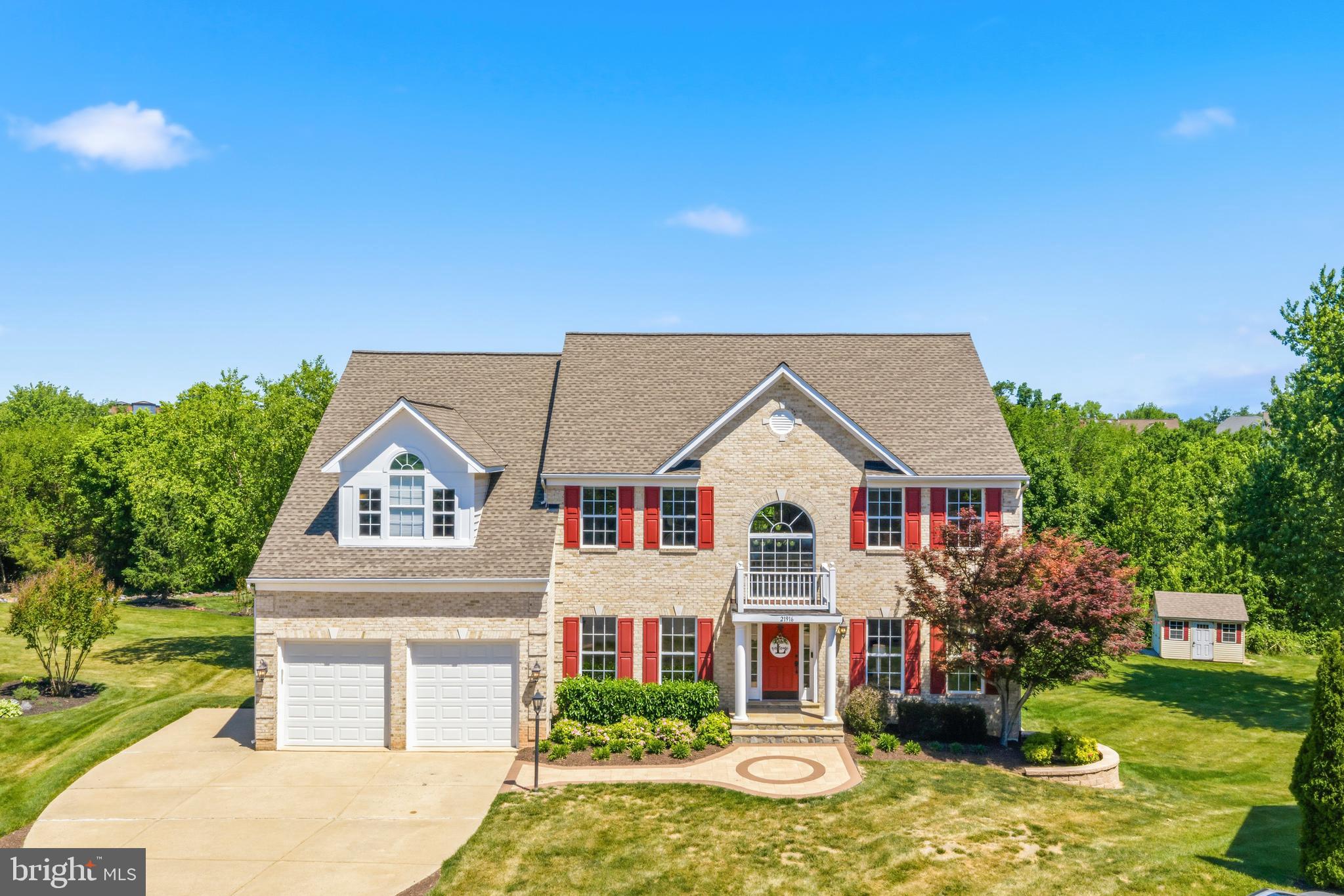Open House Saturday, May 23rd from 1pm - 4pm!  Welcome home to this beautiful K Hovnanian Colorado model in the highly sought after The Regency community.  This home features 5 bedrooms, 3.5 bathrooms, 2 car garage, situated at the end of a quiet cul-de-sac with an amazing .51 acre lot backing to trees. The expansive gourmet kitchen features ample upgraded cabinetry, granite countertops, stainless steel appliances, a center island, a breakfast room and a large pantry. A spacious two-story family room with a gas fireplace is situated off the kitchen. Completing the main level is a lovely formal dining room with crown and chair moldings, a formal living room, a bright home office and a half bathroom.Venture upstairs to the wonderful luxury owners' suite, which features hardwood floors, a vaulted ceiling, a sitting room, 3 walk-in closets, and a luxury owners' bath with dual vanities with granite countertops and an oversized frameless shower. Three large secondary bedrooms and a full bathroom complete the upper level..Venture downstairs to enjoy your large recreation room, which features all new carpet, a wet bar, a den, a 5th bedroom, a full bathroom and a large storage room. This property has an inviting screened-in deck, a huge slate patio, a brick paver walkway, over 4600 finished square feet and more. Recent updates include new lower-level and bedroom carpeting (2026), repainted main and upper floors (2026), brick paver walkway & stone retaining walls (2023), roof (2012), wall oven, microwave, cooktop and garage doors & openers (2023), a remodeled primary and upper-level hall full bathroom (2021), kitchen granite countertops (2021), HVAC (2017), upstairs hardwood floors and shed (2016), and a remodeled deck & gazebo (2011), among many other improvements!The Regency residents enjoy easy access to shopping centers, restaurants, and entertainment options, with walks to the Ashburn Station metro and the weekly farmers’ market at the charming Loudoun Station. It is situated near major transportation routes, including the Dulles Greenway, Route 28, Route 7, and Dulles International Airport. The neighborhood's proximity to the bustling Loudoun Station and One Loudoun ensures that all your retail and dining needs are just a short drive away! Don't wait, schedule your tour today!