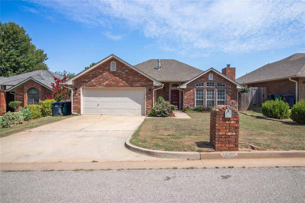MASSIVE PRICE REDUCTION! Beautifully maintained home in Edmond offering a blend of comfort, style, and thoughtful upgrades throughout. The main living area features wood-look tile flooring, custom trim work, and a coffered ceiling that adds architectural detail. The open kitchen includes custom cabinetry, a large pantry, granite counters, and a functional layout ideal for everyday living and entertaining. The living room centers around an indoor log gas-burning fireplace, creating a warm and inviting focal point. The primary suite provides a spacious retreat with cove lighting, a large walk-in closet, a jetted tub, and a walk-in shower. Additional bedrooms offer generous storage and natural light. Outside, enjoy a covered back porch perfect for year-round gatherings. The home also includes an inground garage storm shelter, full gutters, and well-designed storage throughout. Located in a desirable Edmond community with convenient access to shopping, dining, and major highways, this property offers quality craftsmanship and comfortable living.Buyer to verify all information. Ask how you can receive 1% of your loan amount back in lender credits!Other flexible options to make this home yours: • Standard lease (12-month term with optional renewal) • Rent-to-own available with 20% down and approved application Buyer to verify all information.