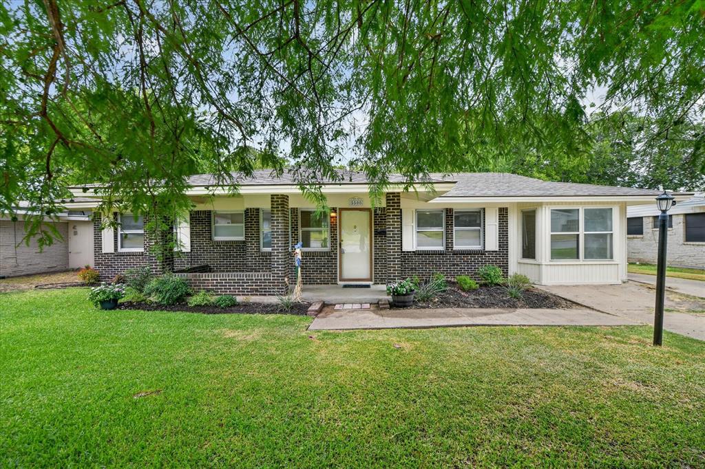 Beautifully updated 4-bedroom, 2-bath home with so much to offer! Improvements include new flooring, fresh paint, updated bathrooms with new plumbing, upgraded electrical wiring and plumbing, Class 4 impact-resistant shingles, and a well-maintained HVAC system. Interior features include charming barn-style closet doors, a bay window with built-in storage, security cameras, and a glass door leading to the dining area.Enjoy the covered backyard gazebo with mosquito curtains, perfect for relaxing or entertaining. The property also features automatic drip irrigation around the foundation, heat-resistant Texas-native landscaping in the front yard, and removal of a problematic tree. There is so much more to see—schedule your showing today!