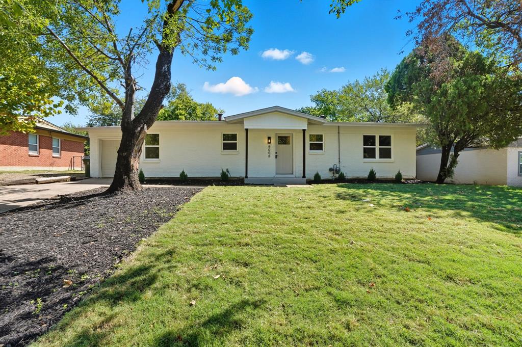 Charming and move-in ready, this North Richland Hills home at 5008 Colorado Blvd offers the perfect blend of updates and potential. Featuring 3 spacious bedrooms, and two fully updated bathrooms - it’s designed for comfort and convenience. A large open-concept living room provides the perfect space for relaxing or entertaining, flowing seamlessly into the tastefully updated kitchen—ideal for gatherings and everyday living. An attached garage provides covered parking and additional storage, adding to the home's overall functionality. Step outside to a large backyard with endless possibilities - whether you envision a garden, outdoor living space, or play area, it's ready to be transformed into your personal retreat. The home is a blank canvas just waiting for your personal design touches—all the important updates are already in place. Foundation work has been completed with a passing sewer scope and inspection available upon request. Located in the desirable Birdville ISD, families benefit from access to quality schools. The neighborhood is minutes from shopping at North East Mall, dining along Grapevine Highway and Loop 820. For commuters, the property offers quick connections to Highways 820, 121, and 183, making it easy to reach Downtown Fort Worth, DFW Airport, and Dallas. This home delivers the updates you want, the location you need, and the potential to make it truly yours.
