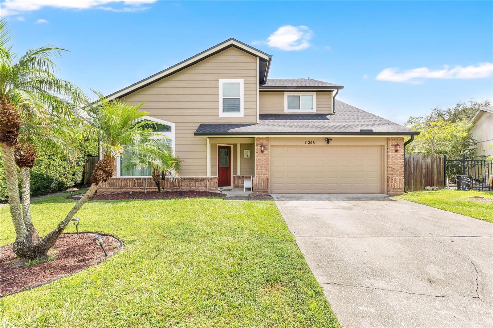Under contract-accepting backup offers. Virtually Staged. Welcome to 11296 Cypress Leaf Drive, a 4-bedroom, 2.5-bath, two-story pool home with 2,105 heated square feet in the Sturbridge community of East Orlando, FL 32825. This spacious single-family home combines a private screened in-ground pool, approximately 0.23-acre lot, outdoor living space, and attached 2-car garage with an impressive list of recent major improvements.The home has just received a FULL REPIPE with new plumbing throughout the entire property, adding another significant upgrade for the next owner. Other recent improvements include a NEW A/C installed in July 2026, ROOF replaced in 2023, gutters installed in 2023, NEW WINDOWS throughout the home, and a NEW SLIDING GLASS DOOR installed in October 2025. With plumbing, A/C, roof, windows, and sliding door already updated, buyers can benefit from several substantial improvements that have already been completed.Inside, the two-story floor plan provides multiple living and gathering areas with flexibility for everyday living, entertaining, working from home, hosting guests, hobbies, or additional storage. The kitchen features white cabinetry and ample counter space, while ceramic tile and laminate flooring extend throughout key areas. Four bedrooms, two full bathrooms, and one half bath provide plenty of options throughout the 2,105-square-foot layout.Florida living continues outdoors with a PRIVATE SCREENED POOL and dedicated outdoor living area. The screened pool enclosure offers space for poolside seating, outdoor dining, entertaining, or relaxing while enjoying Central Florida's year-round outdoor lifestyle. Mature landscaping adds greenery and shade to the approximately 0.23-acre property.The attached 2-car garage provides convenient parking and additional storage.Located in Sturbridge in East Orlando's 32825 ZIP code, this pool home offers convenient access to SR-408 and SR-417, providing connections to Downtown Orlando and destinations throughout Central Florida. The property is also convenient to University Boulevard, Waterford Lakes, UCF, Valencia College, and East Colonial Drive, with shopping, restaurants, grocery stores, healthcare, retail, recreation, and everyday services available throughout East Orlando.Lawton Chiles Elementary is approximately 0.9 miles away, and Legacy Middle School is approximately 1.1 miles away.If your home search includes a 4-bedroom home for sale in Orlando FL 32825, East Orlando pool home, private screened pool, 2-car garage, two-story floor plan, or a home with significant recent upgrades, 11296 Cypress Leaf Drive brings these sought-after features together.FULL REPIPE, NEW A/C, 2023 ROOF, NEW WINDOWS, PRIVATE SCREENED POOL, 4 BEDROOMS, 2.5 BATHS, 2-CAR GARAGE, and approximately 0.23 ACRES—all in one East Orlando home. Schedule your private showing and discover the space, improvements, location, and Florida lifestyle this Sturbridge property has to offer.***EASY SHOWING***