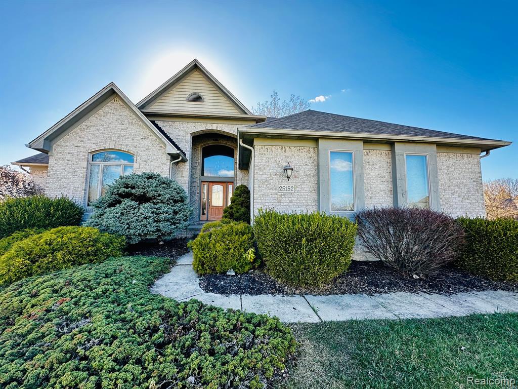 Welcome to this beautifully maintained 4-bedroom, 3.5-bath home offering over 4,100 sq. ft. of living space in the heart of Brownstown Charter Twp. Built in 2000 and thoughtfully designed, this spacious home features a desirable first-floor primary suite, soaring vaulted ceilings, and a bright, open-concept layout that flows effortlessly from room to room.  The kitchen offers plenty of prep space and countertops—ideal for everyday meals or entertaining family and friends. Warm, carpeted floors and a cozy fireplace in the living room create an inviting atmosphere, while the formal dining room adds a touch of elegance for special gatherings.  Upstairs, you’ll find three generously sized bedrooms, and the finished basement provides the perfect bonus space for entertaining, gaming, or creating your ideal home retreat. The primary suite includes a private ensuite bath, offering a true sanctuary after a long day.  Step outside to a spacious backyard with a patio area—perfect for BBQs, lounging, or enjoying Michigan’s beautiful seasons.  25152 Pleasant Creek Dr is more than just a home—it’s a lifestyle. Don’t miss your chance to make it yours. SELLER IS IN THE PROCESS OF MOVING OUT AND CLEANING OUT THE PLACE.