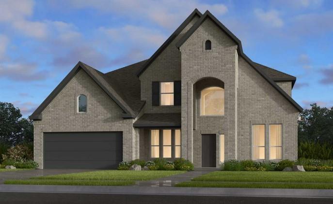New Construction - September Completion! Built by Taylor Morrison, America's Most Trusted Homebuilder. Welcome to the Larimar at 6600 Fort Parker Way in Highland Lakes—a beautifully designed home that blends standout style with everyday comfort. A curved staircase makes a stunning first impression in the foyer, flanked by a private study and formal dining room with a butler’s pantry leading to the gourmet kitchen. Enjoy built-in appliances, quartz countertops, and a large island that opens to the gathering room and casual dining area—perfect for entertaining. A covered patio extends your living space outdoors. The main-level primary suite features a spa-like bath and spacious walk-in closet. A secondary bedroom and full bath sit near the garage entry, while upstairs offers a game room, media room, three more bedrooms—one with a private en-suite—and a shared bath. Live near scenic trails, a pool, fitness center, and top-rated Prosper ISD schools—plus, no MUD or PID taxes! Additional Highlights Include: Study in place of flex, secondary bedroom and full bathroom in place of tandem, drop-in tub and mud set shower at primary bath. Photos are for representative purposes only. MLS#20948766