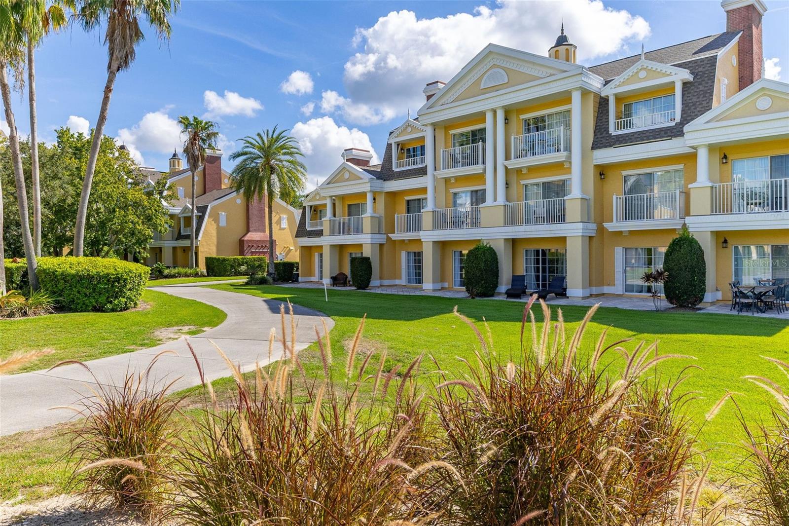 Under contract-accepting backup offers. This beautifully fully renovated 1 bedroom, 1 bathroom ground-floor condo offers serene panoramic views and an unbeatable location. With modern upgrades throughout and brand new stainless steel appliances, this property is perfect as a primary residence, vacation retreat, or investment opportunity.

Inside, you’ll find luxury vinyl plank flooring, a sleek kitchen with contemporary cabinetry, quartz countertops, and a marble backsplash, plus an updated bathroom. The home also features a newer AC unit for year-round comfort.

Enjoy being within walking distance to Reunion Resort’s top amenities, including the Clubhouse, Seven Eagles Oasis Pool, and Fitness Center. The resort’s prime location places you minutes from Walt Disney World, area theme parks, major highways, shopping, dining, and entertainment.

The Seven Eagles neighborhood offers a host of lifestyle perks, stunning views of the Arnold Palmer Golf Course, lushly landscaped Linear Park, a large infinity pool, Jacuzzis, game rooms, and a bar and grille. Located directly across from The Grande, you’ll also have access to fine dining and a sushi bar. 

HOA services include guard-gated security, cable TV, internet, and grounds maintenance. 
Don’t miss the chance to own this exceptional property in one of Central Florida’s most desirable resort communities. Schedule your private showing today.