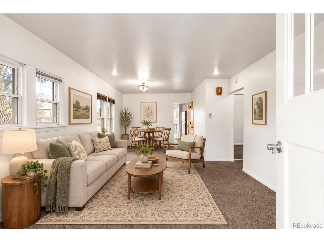 This charming Platteville residence pairs thoughtful updates with a fabulous location, just steps from Platteville Library and Museum and beautiful Lincoln Park. The bright and spacious living and dining area creates an inviting backdrop for everyday living, while the kitchen features a pantry and a newer refrigerator, microwave and dishwasher. Two bedrooms and two baths provide a comfortable layout. A laundry area adds everyday ease with a newer washer and dryer set. Energy-saving improvements include newer crawlspace insulation and weatherproofing, along with a newer furnace, while attic and basement storage add valuable versatility. Outside, the spacious yard features mature trees, cedar garden boxes and a back deck with a pergola suited to relaxing or entertaining. An off-street concrete pad provides two parking spaces, while fiber internet is available. With no HOA, this detached home presents a rare opportunity for space, privacy and a more residential setting while super close to Platteville's delightful amenities.