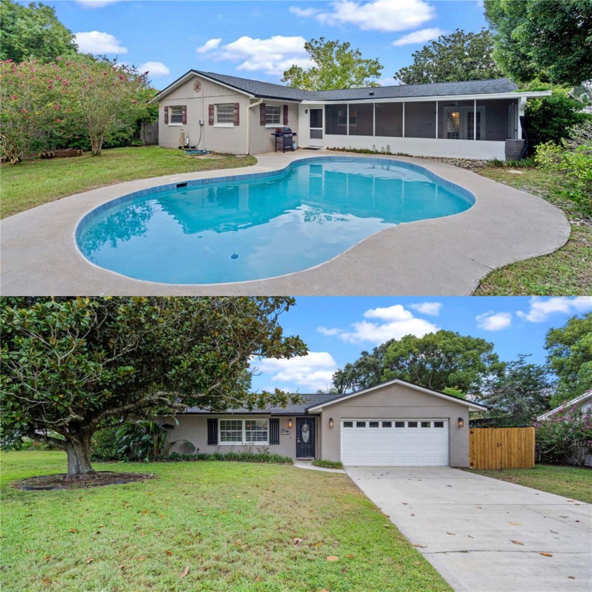 One or more photo(s) has been virtually staged. New Price - Motivated Seller!! Welcome to this beautifully maintained 4-bedroom, 2-bathroom pool home nestled in the heart of Maitland, within sought-after Seminole County. Offering over 1,600 square feet of bright and open living space, this home is designed for comfort and functionality. The sun-filled floor plan features an inviting layout with large windows that bathe the interior in natural light throughout the day. The kitchen is open and functional, seamlessly flowing into the dining and living areas—ideal for entertaining or simply enjoying everyday life. With ample cabinetry and sleek stainless steel appliances, it’s both stylish and practical for modern living. Each of the four bedrooms offers comfort, flexibility, and generous space. The primary suite is a private retreat, complete with its own spa-like bathroom featuring dual vanities, a soaking tub, and a walk-in shower. The remaining three bedrooms are equally spacious and well-lit, perfect for guest accommodations, children’s rooms, or home offices—offering a layout that easily adapts to your lifestyle needs. Step outside to your own private oasis, where a sparkling pool and expansive backyard provide the perfect setting for relaxing weekends, gatherings, or outdoor fun. Located just minutes from top-rated schools, parks, shopping, and dining, this home blends comfort, convenience, and Florida charm. Don’t miss this opportunity to make it yours!