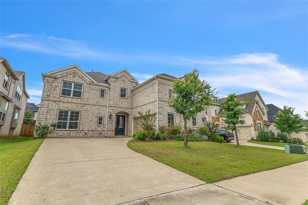 This amazing 5-bedroom, 4-bath home with over 4,500 square feet in highly acclaimed Prosper ISD, offering four versatile living areas and an ideal layout for multi-generational living. Step through the luxurious entrance with soaring ceilings, dual staircases and elegant finishes that immediately set a grand tone for the home. The main level features a spacious primary suite with a spa-inspired bath plus a private downstairs guest suite, perfect for visitors or extended family. You will love the multiple living areas, including a formal living, family room, game room, and media or flex space, providing room for entertaining, relaxing, and working from home. Upstairs, an additional bedroom offers its own en suite full bath, creating a private retreat for guests, teens, or in-laws. Located in Celina’s Wellspring Estates, this home combines luxury living with convenient proximity to shopping, dining, and major commuter routes. With its impressive curb appeal, thoughtful floor plan, and abundant space, this property is move-in ready and designed for both everyday comfort and elegant entertaining.