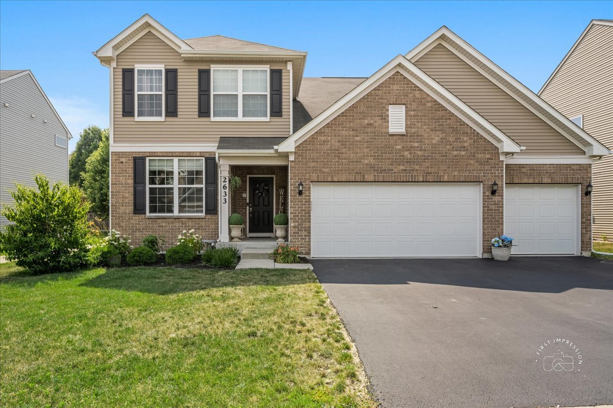 You will love living in Geneva in this open, flexible floor plan that meets all your needs! Den with hardwood floor (or office or play room)! Huge  family room with "stone" fireplace flows into the ample dining space with views of large deck and landscaped yard. For the chef, hardwood flooring, stainless steel appliances, walk-in pantry, island, and granite countertops. Unique flex space to use as a terrific office space, craft area, or fabulous kitchen storage..1st floor laundry and terrific locker/mudroom...Primary suite has ceiling fan, walk-in closet and bath has soaking tub, separate shower, custom window, and double sinks. 3 other bedrooms (some with walk-in closets) share hall bath with tub/shower and dual sinks! Everyone will enjoy the spacious loft area for TV watching, computer/gaming, reading, or just relaxing before going to bed! Recently finished recreation room in basement, exercise or bedroom, and full bath that is drywalled with connections already completed for shower, toilet and vanity---waiting to be finished to your taste! Large deck with outdoor furniture, fire table, and storage bins. that are included! Great swing set, fenced yard, professional landscaping and basketball hoop allow for fabulous everyday "staycation!" Close to Fisher Farm Park, shopping, restaurants, Delnor Fitness Club, and Peck Farm Park with walking trails and tons of incredible sites...Check it out and make your best memories here!
