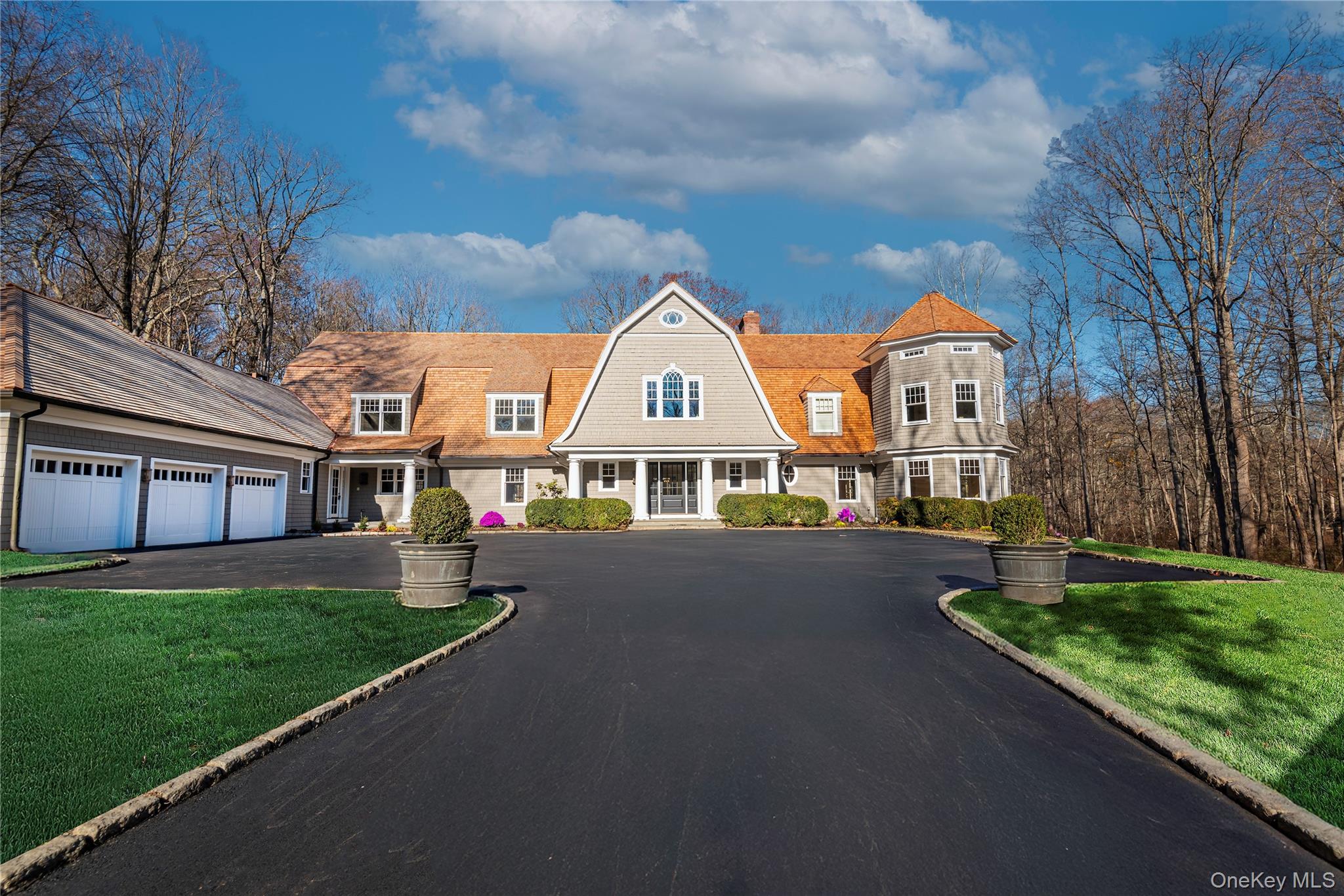 A 10-acre estate within the gated community of Conyers Farm with 24-hour security, this 9,488 sq ft residence is set at the end of a long, private, tree-lined drive.Designed for both large-scale entertaining and comfortable living, the home features expansive open spaces, a formal library with fireplace, first-floor guest suite, and a gourmet kitchen flowing into a dramatic family room with fireplace and French doors to the grounds.The primary suite offers tranquil water views, a spa-style bath, and an oversized custom dressing room.A floating staircase leads to a finished lower level with bar, billiards lounge, screening room, fitness area, wine cellar, bath, and walk-out access to the yard.Greenwich P.O. **Many upgrades: including new cedar roof, new driveway, all new Bosch HVAC units**