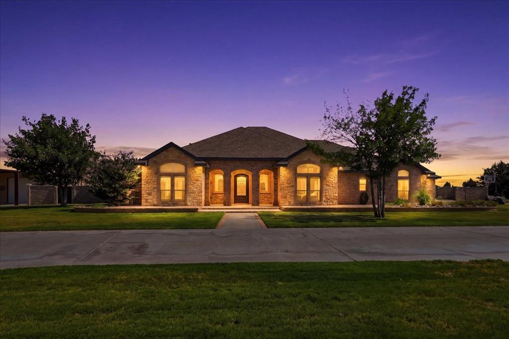 TEXAS DREAM PROPERTY! Situated on 2 acres in Oakridge Estates, this incredible custom home offers 5 bedrooms, 5 full baths, and 2 half baths. Enjoy two spacious living areas, a game room, office nook, two fireplaces, and a chef's kitchen. The backyard is an entertainer's paradise with a pool, spa, waterfall, slide, outdoor kitchen, fireplace, and full bath with the ultimate man cave that opens up to it. PLUS 4,000+ sq. ft. shop, RV parking, 3-car garage, 7-car carport, owned r/o and security systems complete this one-of-a-kind estate.