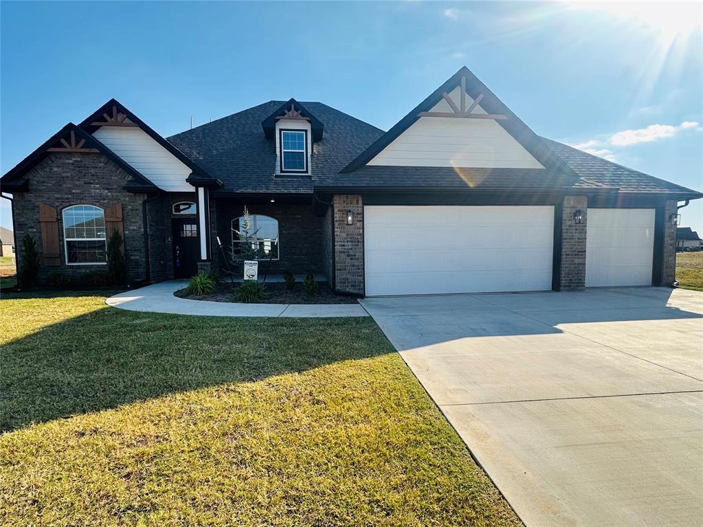 Welcome home to 2918 Summit Terrace Drive, a stunning 5-bedroom plus bonus room, 3.5-bath, two-story home perfectly designed for growing families who love both space and style. Nestled in the highly desirable Summit Lakes community, this 3 car garage home blends comfort, modern design, and thoughtful functionality for the way you live today.

Step inside to find 10-foot ceilings, custom woodwork in the living room and kitchen, cabinetry to the ceiling, and a bright, open-concept layout that makes everyday living and entertaining effortless. The gourmet kitchen is a showstopper—featuring granite countertops, built-in appliances, a vent hood over the cooktop, and an oversized island overlooking the living area, perfect for family gatherings and hosting friends.

The primary suite offers a relaxing retreat with a spacious walk-in closet, while the bonus room upstairs provides the perfect space for a play area, movie room, or home office.

Additional highlights include smart home features, a covered back patio, storm shelter, full fencing, blinds, a sprinkler system, and a wrought-iron fence along the back to showcase the beautiful waterfront view.

Residents of Summit Lakes enjoy scenic walking and biking trails, peaceful fishing ponds, playgrounds, parks, and open greenbelt spaces—all just minutes from the University of Oklahoma campus and Lake Thunderbird. 

With its inviting layout, family-friendly design, and breathtaking pond views, this home is the perfect place to grow, play, and make lasting memories. Call or text to schedule a showing today