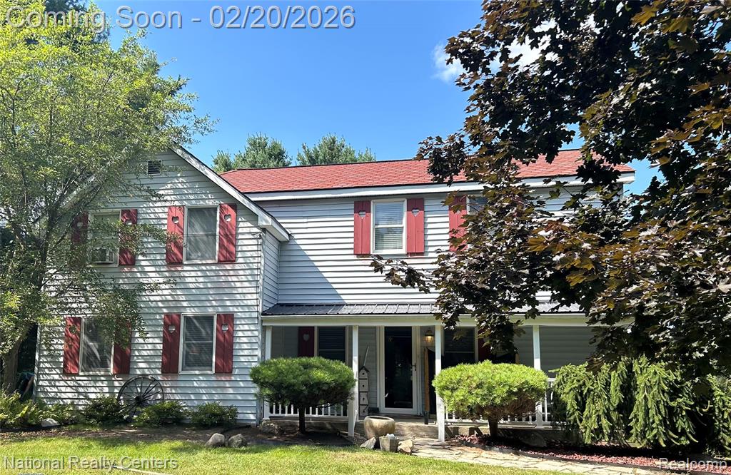 Welcome to 164 Columbiaville Rd — a beautifully updated 4-bedroom, 2-bath home set on 5 secluded acres just 10 minutes north of Lapeer and only 5 minutes from access to the Southern Links Trailway.This move-in-ready property combines modern upgrades with timeless character and exceptional outdoor amenities.Interior HighlightsFour spacious bedrooms and two full bathroomsLarge kitchen featuring an oversized island — perfect for gathering and entertainingAll appliances includedRecently updated carpet upstairsRecently updated flooring in the kitchen and laundry roomOriginal pinewood flooring throughout most of the lower levelNew Murphy bed in the downstairs guest bedroomDry Michigan basement ideal for storageEnjoy year-round comfort with two heat sources: reliable electric heating plus a high-efficiency Blaze King wood stove capable of heating the entire home.The home also features all modern plumbing and electrical systems and premium 50-year shingles for long-term peace of mind.Exterior & Property Features5 private acres with winding trails throughout the back of the property2-year-old concrete driveway and walkwayBrand new exposed aggregate concrete patioCovered front porch with swingFire pit and large sandboxSeven fenced garden beds ready for plantingFour mature apple trees, one cherry tree, two sets of grape vines, and black raspberry bushesBeautiful rose bush, lavender bush, and established flower gardensHand pump for the well, ensuring reliable water accessOutbuildingsAttached 2-car garage with attic storageSpacious barn with two garage doors and a full upstairsAdditional conveniences include high-speed Xfinity cable/internet, DTE natural gas service, and a peaceful country setting with easy access to town, trails, and recreation.This property offers the perfect blend of self-sufficiency, comfort, and modern updates — all in a private, scenic setting.