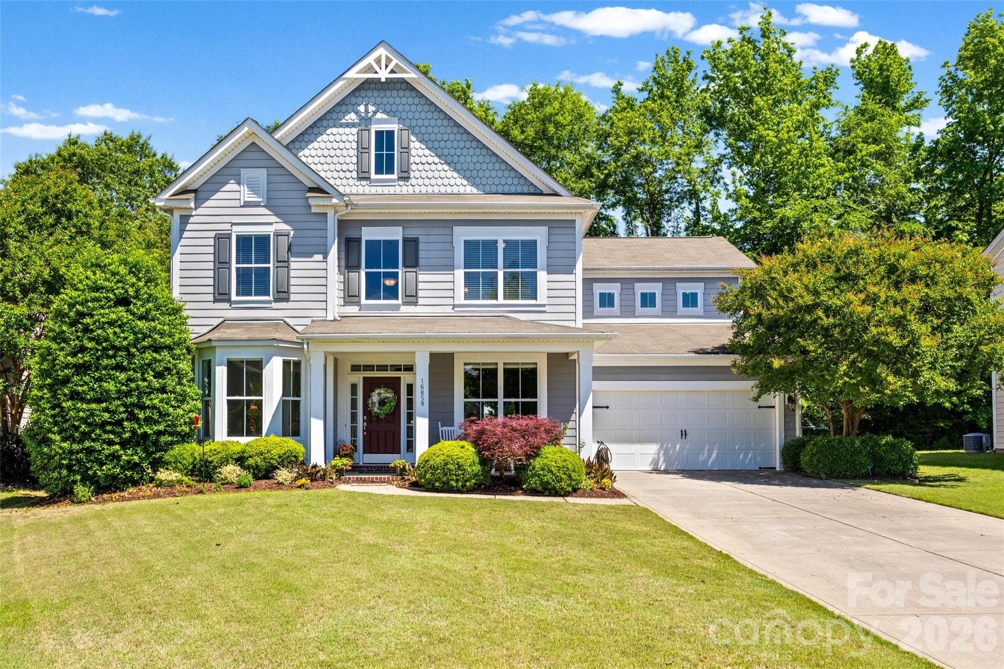 Welcome to this immaculate one-owner home located on a cul-de-sac lot in the highly sought-after amenity-rich community of The Palisades! From the moment you step into the stunning two-story foyer, you’ll appreciate the elegance and thoughtful design throughout. The main level features a formal sitting room, gorgeous dining room with a custom painted ceiling, and an open great room with a gas fireplace that flows seamlessly into the kitchen complete with granite countertops, stainless steel appliances, and a breakfast area—perfect for entertaining. A guest bedroom and full bath featuring a walk in shower on the main floor provide ideal flexibility for visitors or a home office. Don’t miss the extra storage tucked neatly under the stairs! Upstairs you’ll find a spacious primary suite with dual vanities, garden tub and separate shower and an oversized closet any fashion lover will appreciate, along with two additional bedrooms and a huge bonus room featuring surround sound.Step outside and fall in love with the private outdoor retreat! Relax year-round on the screened-in porch featuring a ceiling fan for added comfort while overlooking the tranquil water fountain and beautifully landscaped backyard/garden area. Whether enjoying your morning coffee, hosting friends, or unwinding after a long day, this peaceful outdoor space offers the perfect blend of privacy and relaxation.