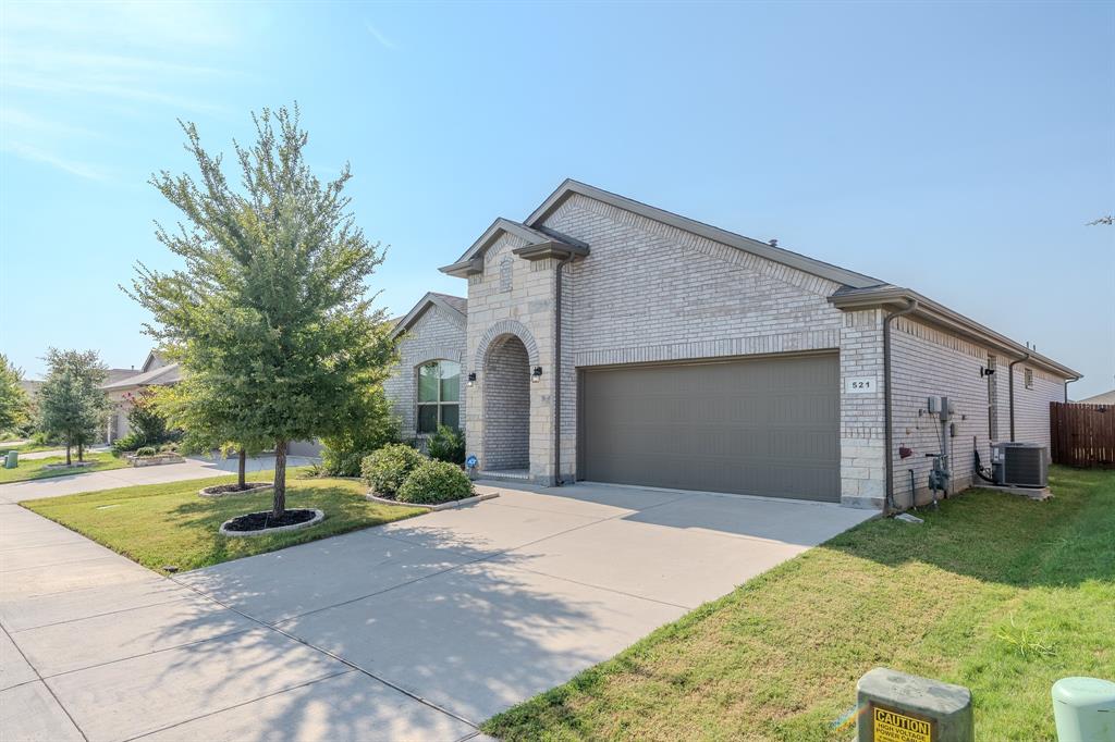 OPEN HOUSE - September 20th, 11am to 2pm. Welcome to this beautifully maintained single-story, four-bedroom, two-bath home in the highly desirable Bridgeview community by D.R. Horton. This move-in-ready home offers thoughtful design, high-end finishes, and a number of valuable upgrades — perfect for comfortable living and effortless entertaining.

A newly installed Class 3 roof offers enhanced durability and peace of mind, and includes a one-time transferable warranty. The home also features a tankless water heater for energy efficiency, along with a beautiful stone-brick front elevation, custom landscaping, a storm glass front door, and a retractable screen at the back.

Inside, you'll find a stunning chef’s kitchen that boasts quartz countertops, a tiled backsplash, stainless steel appliances including a gas range, stainless hardware, and luxurious cabinet lighting. The oversized island offers ample prep space, while the coffee bar area and walk-in pantry add both style and function. The kitchen flows seamlessly into the open-concept dining and living areas, with a cozy office nook tucked away nearby.
The spacious primary suite includes dual sinks with quartz countertops, an oversized walk-in shower with built-in seating, a linen closet, and a generous walk-in closet. The secondary bedrooms are spacious, with one featuring custom Elfa shelving for efficient storage.

Additional highlights include a peaceful drop zone just off the garage entry, a large laundry room, z-wave thermostat, and hanging storage shelves in the garage. The backyard features a patio extension, providing a great space for outdoor dining and entertaining.

Residents of Bridgeview enjoy access to scenic walking trails, a community pool, and two playgrounds — ideal for active lifestyles and family fun. This home combines style, function, and community in one exceptional package. Don’t miss your chance to make it yours — schedule your private tour today.