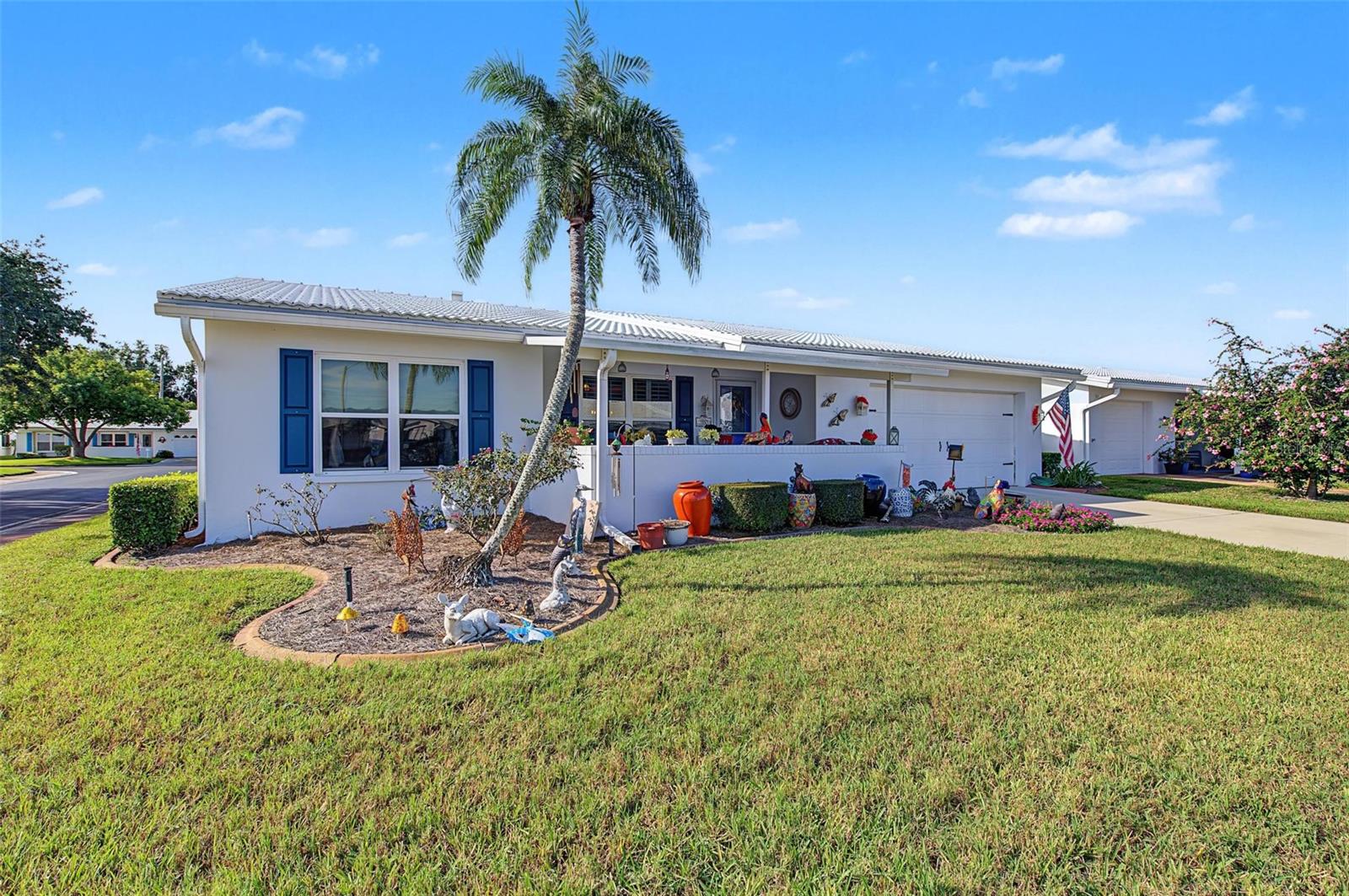 Welcome to 3552 91st Ave N, located in the Mainlands of Tamarac, a desirable 55+ community known for its well-maintained surroundings and easy living. Situated on a corner lot, this spacious 2-bedroom, 2-bath home offers a 6-year-old tile roof, 2022 HVAC, 2021 water heater, electrical panel 2023 , replacement double-pane windows, plantation shutters, crown molding, and tile flooring throughout.Inside, you’ll find two spacious living areas, a den/office filled with natural light, and a dedicated laundry room. The large kitchen offers ample cabinet space, granite countertops, a breakfast bar, and two sinks. The primary bedroom features an en-suite bathroom and walk-in closet.Additional features include a 2-car garage and a charming front patio, perfect for enjoying your morning coffee. The home is also conveniently located near the community pool.The Mainlands offers a central Pinellas County location with quick access to US-19 and Park Boulevard, making it easy to reach shopping, restaurants, grocery stores, medical services, and everyday conveniences. The location also provides convenient access to St. Petersburg, Tampa, area beaches, and both St. Pete-Clearwater and Tampa International airports.
