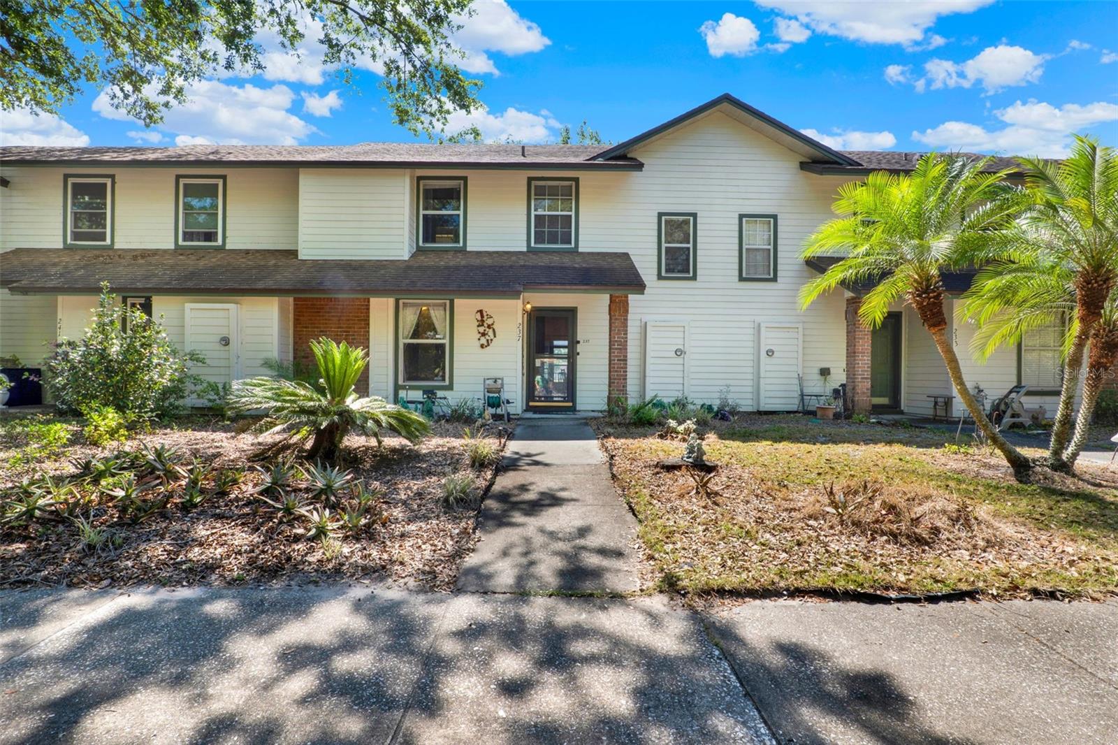 SELLER MOTIVATED!! $5000 SELLER CREDIT FOR UPGRADES!! Fantastic Location! If you are looking for a home in the middle of everything but still feels quiet, this is one to see! This charming 2-story home features 2 bedrooms, 2.5 baths AND A BONUS LOFT AREA THAT CAN BE CONVERTED TO A 3RD BEDROOM!!! Perfect starter home or investment. Step inside to find a spacious open-concept layout, featuring a bright and airy living area that flows seamlessly into a modern kitchen. Each bedroom boasts an en-suite bathroom offering ample space and natural light. The rear of the home features a covered/screened patio and stunning water view. This home is a peaceful retreat from the busy world.