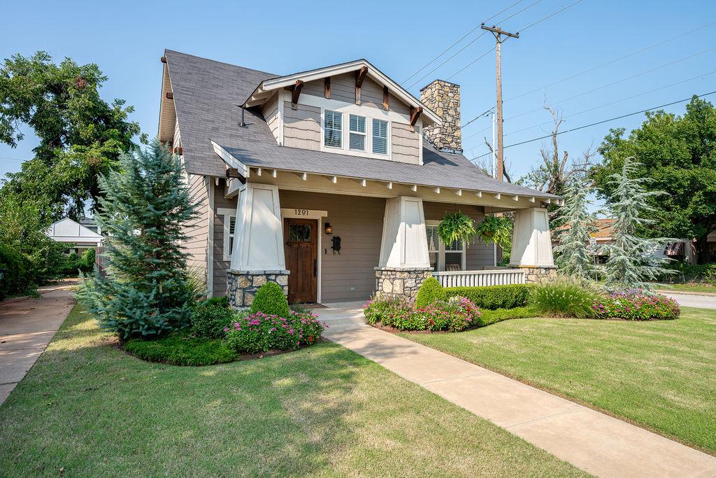 This stunning 3-bedroom, 2.5-bath American Craftsman-style home combines timeless character with the peace of mind of new construction. Perfectly located in Western Avenue District just off historic Route 66, this residence offers all the historic charm you love paired with today’s modern conveniences.

The main level welcomes you with oak flooring that flows seamlessly throughout, along with beautiful custom tile work in the bathrooms and laundry. With its 9 foot ceilings, the open layout feels bright, spacious, and inviting—ideal for both everyday living and entertaining.

Upstairs, the private quarters are thoughtfully designed, blending comfort and style. Every detail has been crafted to highlight the home’s classic architectural appeal while ensuring practical, modern functionality.

Step outside and enjoy one of the most coveted locations in the city. You’re within walking distance to Western Avenue’s dining and entertainment scene, and just minutes from Classen Curve, Penn Square Mall, and the newly established OAK OKC.

With its unmatched location, historic aesthetic, and high-quality finishes, this home is the perfect opportunity to enjoy Uptown living at its finest.