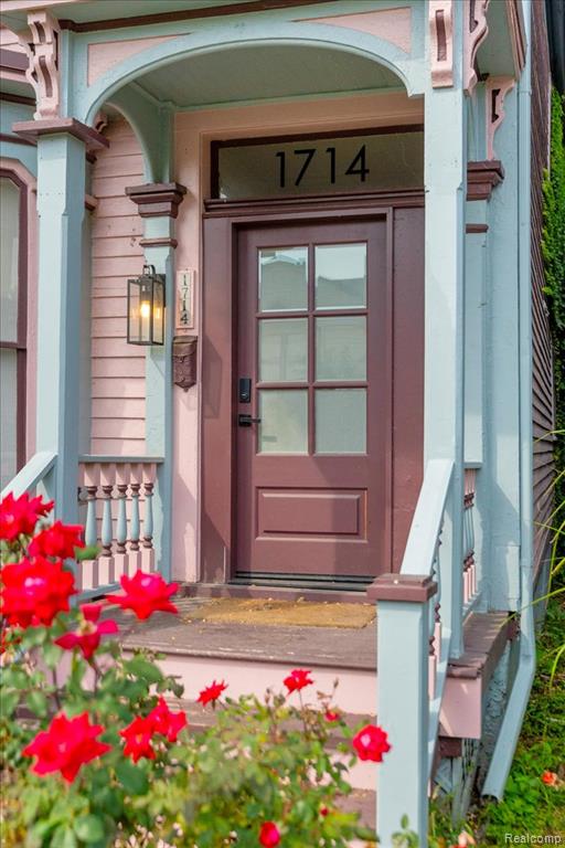 Looking for space, style, and location? This single-family gem checks every box. This exquisite 1880 blush-colored Victorian has been reimagined into a modern masterpiece in Detroit's Historic Corktown neighborhood steps from Michigan Central, Artclvb, Stoned Cold Nails, Folk, Metaphysica Wellness, James Oliver Coffee and so much more!! The interior has soaring ceilings, fresh interior paint, new engineered oak flooring throughout, design forward globe style lighting fixtures, updated electrical and plumbing + reinforced foundation. In the rear of the home, find a stunning kitchen remodel with new stainless steel appliances, a spacious center island anchoring the room - perfect for casual dining, meal prep, or entertaining. The eye catching herringbone patterned flooring adds a sophisticated touch, creating visual interest and elevating the entire space. Just off the kitchen, a windowed door opens to a sprawling wooden deck, nestled beneath the canopy of a mature tree with multiple seating areas perfect for morning coffee, sunset dinners, or weekend gatherings. Convenient first floor laundry and entry level home office that could be converted into the home's 4th bedroom. The second level offers 3 bedrooms and 2 full bathrooms, the primary bedroom having southern facing views, large beautiful windows, and a generous sized bathroom complete with a soaking tub, stand up shower, and double sink vanity. Ample closet space throughout and basement can be used for additional storage. Off-street parking available in the fenced in backyard. Contact us to schedule a private showing and secure a spot in one of Detroit's most desirable and dense neighborhoods, just west of the heart of the bustling and lively downtown area. NEZ-Homestead district.
