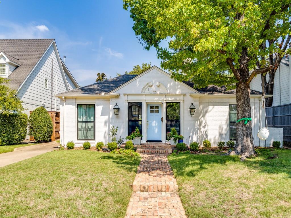Charming cottage in Dallas’ most coveted neighborhood. Nestled on a quiet tree-lined
street in the heart of Dallas, this impeccably updated two bedroom, two bath, cottage
blends timeless charm with modern sophistication. From the moment you arrive, the
inviting curb appeal – complete with manicured landscaping and a welcoming front porch
– sets the tone for what’s inside. Step through the front door into a sun drenched living
space, featuring gleaming hardwood floors throughout, designer lighting, and an open
concept layout, perfect for entertaining. The gourmet kitchen, with beautiful blue
backsplash, brand new appliances and custom cabinetry seamlessly connects to a cozy
dining nook and spacious living room anchored by a statement fireplace. There is also a
family room overlooking the beautiful backyard with gorgeous brick. The primary suite
offers a serene retreat with ensuite bath featuring a walk-in shower and elegant finishes.
The second bedroom is equally charming and ideal for guests or home office. The
second bathroom is softly designed with modern fixtures and classic touches. Enjoy the
private backyard oasis featuring a beautiful brick deck, perfect for morning coffee or
evening gatherings under the stars. With walk ability to local boutiques, top rated
restaurants and a lush park, this home offers a perfect blend of tranquility and urban
convenience.