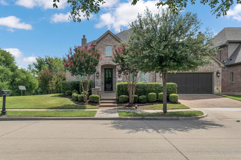 Welcome to a Stunning, Fully Updated Four Bedroom, Four Bathroom home located in the highly sought after Village Park community of Mckinney within the Allen ISD. The home offers refined luxury with thoughtful upgrades throughout. The professionally updated kitchen features custom cabinetry, commercial grade 6 burner gas cooktop, oversized built in oversized refrigerator, walk in pantry and wrap around counters with open shelving. The primary suite comes complete with serene greenbelt views, a spa-like bathroom featuring floor to ceiling panoramic porcelain tile, lighted custom shelving, dual vanities with electric drawer for hair tools and a luxurious walk in shower. Other features include all new hardwood floors throughout living areas and new tile in bathrooms, new light fixtures, ceiling fans, safe room for added peace of mind, plantation shutters, smart home water shut off system, three car tandem garage, second living upstairs adjoining media room. Upgraded shingle roof installed in 2023.