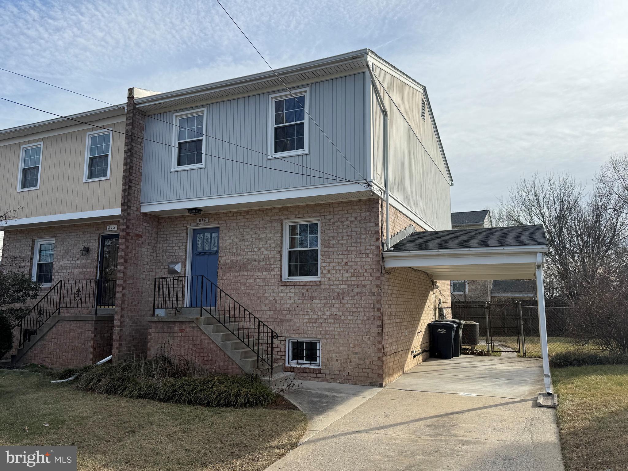 This all brick rowhouse has been nicely updated and maintained and is ready to move into with all new fresh neutral paint throughout!  Ideally located just off Georgia Ave in quiet Takoma, you're just moments away from all the action in DC and Silver Spring, MD.  Enjoy the peaceful fully fenced rear yard with concrete patio and concrete driveway with carport and parking for two!  On the inside, you'll find beautiful hardwood floors.  The renovated kitchen offers ceramic tile flooring, granite counters and stainless steel appliances.  There's plenty of room to entertain in the spacious living/dining room with the same beautiful hardwood floors.  A french door leads you to the rear patio and fully fenced yard.  Upstairs, you'll find the same beautiful hardwood flooring and fresh paint including a 17' by 13' primary bedroom with large closet.  The second and third bedrooms measure 12' by 10' and 12' by 9'.  The lower level features a huge rec room with luxury vinyl plank flooring, a full bathroom and a utility room with full size washer and dryer.  See this home before it's gone!
