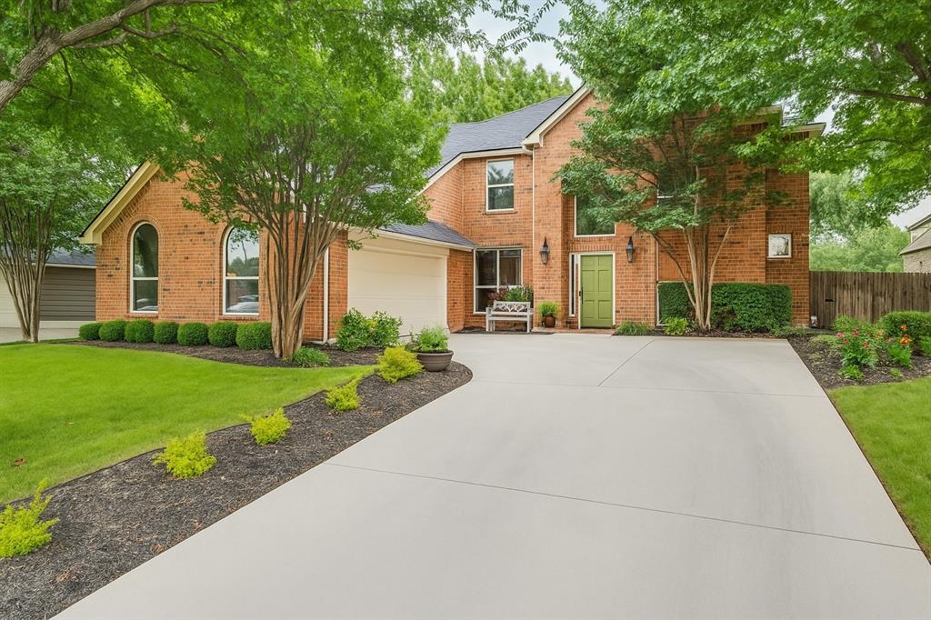 This beautifully updated home is conveniently located directly across from Beck Elementary school, and within walking distance to Medlin Middle School and Byron Nelson High School. Close to local amenities; Trophy Club pool, tennis courts, local dining and shopping, etc. All bathrooms and kitchen have been updated, including quartz countertops throughout. Ceramic tile and hardwood flooring throughout. Enjoy a beautifully landscaped backyard with custom covered patio and ceiling fans. Yard offers a lot of shade cast by mature trees.  Recent appraisal for $625,000 uploaded.