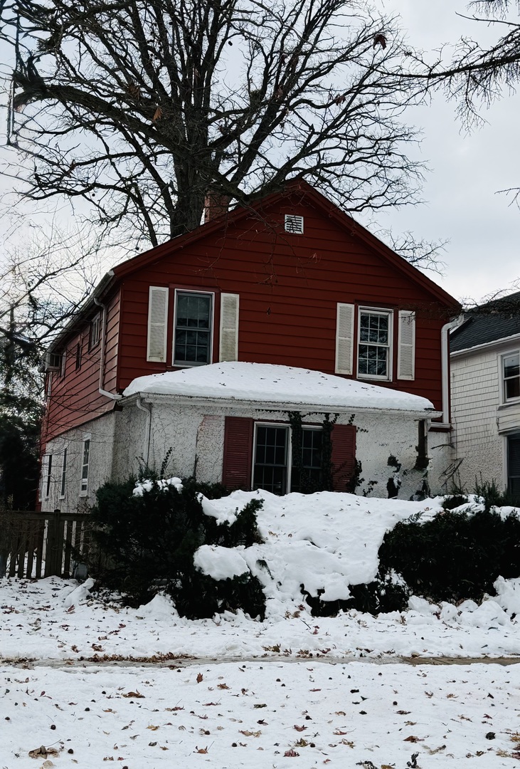 Sitting on a beautiful tree lined street on one of Evanston's beloved blocks is this 4-bedroom 2-bathroom house that is a great opportunity for someone looking for a full renovation project. The first floor includes two bedrooms, a full bath and a living and dining room and kitchen with a nearly identical floorplan on the second floor.  This can be a great setup for a single-family home or multi-generational living. The home has a very nice and deep lot that features beautiful trees and a detached 2 car garage.  The location is ideal for schools, shops, and dining and is close to Whole Foods and the lake. Contact us today to schedule a showing before its gone.