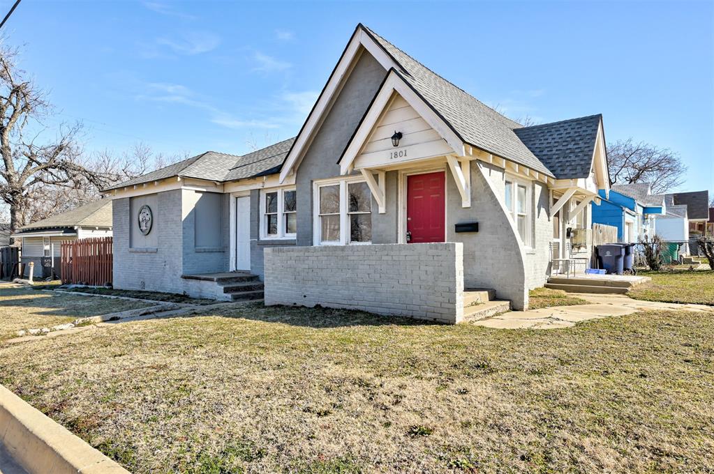 This property, located just two miles from OU Medical in the rapidly growing Northeast Oklahoma City area, features three units: a duplex and a single-family home. Each duplex unit includes one bedroom, one bathroom, totaling 1,176 square feet. One duplex unit is currently occupied by a long-term tenant on a month-to-month lease at $725 per month. The single-family home offers three bedrooms, one bathroom, and 840 square feet of living space. Recently upgraded in 2022, it includes a washer, dryer, and refrigerator. The owner covers water and lawn care, while tenants are responsible for other utilities. The property also offers a two-car driveway, street parking, a new roof (2022), and a privacy fence. The two vacant units (1801 and 1801 1/2) are available for showings, and the occupied unit can be shown after an accepted contract. Contact us today to schedule a showing!