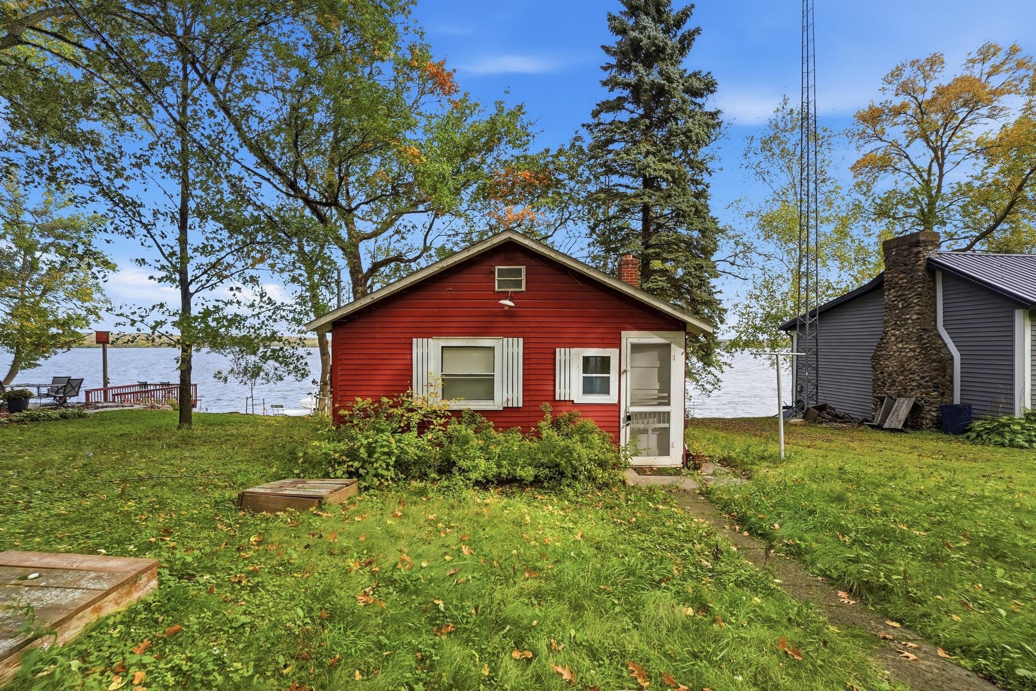 Feel like you are right on the water while in this classic Minnesota cabin! Situated on a beautiful stretch of Lake Koronis shoreline with 50' of frontage, this one bedroom, one bathroom cabin is an affordable way to get onto one of Central Minnesota's greatest lakes. With nearly 3,000 lake acres, Koronis is an excellent lake for fishing and recreation and is located near golf courses, grocery stores, and breweries. Koronis has 3 parks, including all of Second Island. Call today for a private viewing!