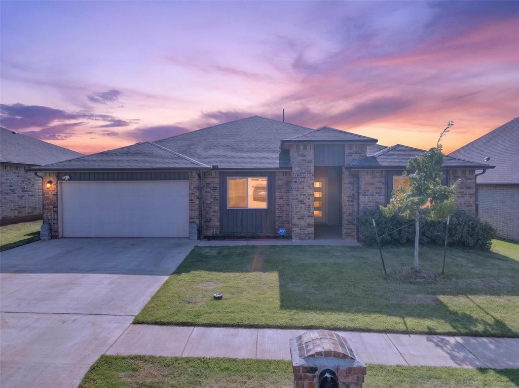 Beautiful 4-bedroom, 2-bath home with 2,146 sq. ft. of well-designed living space! This open-concept floor plan features a spacious living area, 2-car garage, and a functional layout perfect for everyday living and entertaining. The kitchen offers granite countertops, a large center island, Whirlpool appliances, a professional-grade vent hood, and a spacious walk-in pantry, all overlooking the dining area and backyard. The private primary suite features a luxurious en-suite bath with a walk-in shower, freestanding soaking tub, and generous closet space. Three additional bedrooms and a large utility room provide plenty of space and convenience. Enjoy outdoor living on the covered patio overlooking the fully fenced backyard with durable metal fence posts. Additional features include a sprinkler system and access to the neighborhood swimming pool. Conveniently located near shopping, dining, and major highways, this home is move-in ready and a must-see!