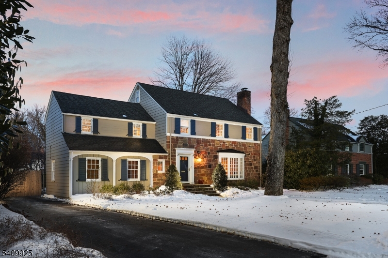 Welcome to this classic Westfield Colonial, ideally situated in a sought-after neighborhood. This inviting home blends timeless charm with warmth, style, and everyday functionality. A gracious foyer sets the tone and opens to the formal living room, feat a gas fireplace & charming window seat framed by a sun-filled bay window. The living room flows seamlessly into the FDR, perfect for hosting memorable gatherings. The kitchen offers SS appliances, granite countertops,and breakfast bar w/sink, and opens to a breakfast room w/vaulted ceilings & views of the backyard. Beyond, the spacious and sunny family room provides an ideal space for relaxing or entertaining. A powder room completes the first floor. Upstairs, the primary suite features a private bath w/oversized glass shower and jetted tub. Three additional bedrooms and a full hall bath complete the second level. The partially finished lower level adds valuable living space with a rec room, laundry area, and ample storage. Outside, enjoy a fenced backyard with a patio and an in-ground, heated pool replastered in 2023 with new tile, lighting, Armortec coping, and pool deck pavers along with a new pool pump (2023), making it perfect for summer entertaining. Additional highlights include a two-car attached garage, front door keyless entry, whole-house generator, and a prime location just minutes from top-rated schools, award-winning downtown Westfield, and NYC transportation. This special, sun-filled home is not to be missed.