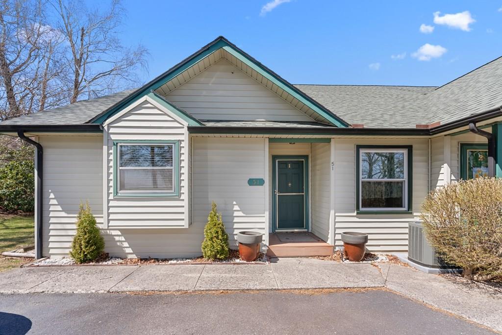 Well-maintained end unit Villa with 2 detached garages located in Skyland Lakes Golf Course Community. The main level features an open living room, dining room and kitchen with granite countertops, laundry, bedroom with walk-in closet and full bathroom. On the upper level you have another bedroom with walk-in closet, full bathroom and walk-in storage area in the attic. This Villa features Hardwood, Tile, and Carpet flooring. At the back of the unit you have a large covered deck with a additional side deck, perfect for grilling out or just relaxing as you sit overlooking the 10th hole putter green. Villa and Garages had roofs replaced in 2022, HVAC was replaced in 2020. The 2 detached garages are 312 sq. ft. each with 220v service and extra attic storage. Conveniently located right off the Blue Ridge Parkway, 10 minutes to I-77, and a short drive to Mt Airy.                                                                                                     .