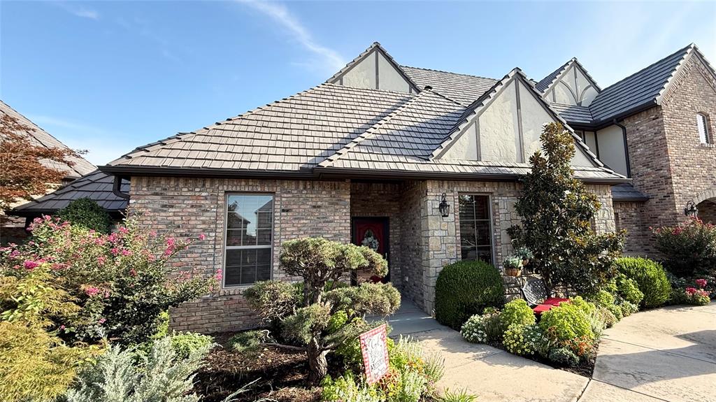This single-level townhome in the highly sought-after Brookhaven Square has modern amenities and all the charm you expect from a home in this neighborhood. Features include an office with built-ins, a spacious kitchen with a large pantry, an island, and custom oak cabinets. The primary bedroom has a large bathroom with a whirlpool tub, a tile shower, and a spacious walk-in closet. The living room boasts built-ins and an impressive wood-burning fireplace that has been converted to gas logs. You will enjoy relaxing or entertaining on the cozy covered patio off the dining room. Other features include: 3" wood shutters, a storm shelter, and a split floor plan. The second bedroom has private access to the hall bath and a walk-in closet.  The home has alley-access to a 2-car garage, a beautifully landscaped front entry. The Brookhaven Square neighborhood features include: DaVinci 5 Impact Resistant roofs, rustic brick, several large shared gazebos, and extra guest parking.  Don’t miss your chance to own a piece of Brookhaven Square’s coveted lifestyle.