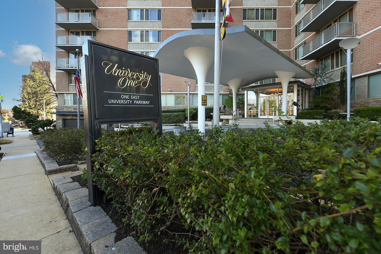 Don't miss this one this recently re-positioned listing. Buyer's Financing Fell-Through. Title is already complete.  If you blink this will be gone again! Welcome to 1 E University Pkwy Unit 603, situated adjacent to Johns Hopkins University Campus in the heart of Charles Village/Guilford. This 2 bedrooms, 1-bathroom gem offers an exciting opportunity to invest in a space that’s brimming with potential. With a touch of sweat equity, it’s the perfect blank canvas for a seasoned investor or owner occupant looking for a great investment opportunity. This generously spaced unit offers spacious living/dining room combo that provides ample space for both relaxation and entertaining. The kitchen is fully equipped and ready for you to make it your own, while the generous bedroom offers an opportunity to turn this space into a peaceful retreat for rest and rejuvenation. Security is top-notch, with concierge services and key fob access ensuring peace of mind. Residents can enjoy the building’s incredible amenities, including a rooftop pool and a lounge/rec area with a fully equipped kitchen — perfect for hosting events . Addtional amenities include a Fitness Center, access to Smart Laundry Card Systems and garage parking spaces available for lease at just $70/month for your convenience. The locations perfectly situated in the heart of Charles Village a few steps from Johns Hopkins University, Union Memorial Hospital and Guilford Park. Enjoy easy access to the JHU shuttle bus, and explore nearby restaurants, farmers' markets, and grocery stores. While this property is being sold as-is, it's a rare opportunity to customize and build equity in a prime location. Schedule a showing today — your next investment awaits!