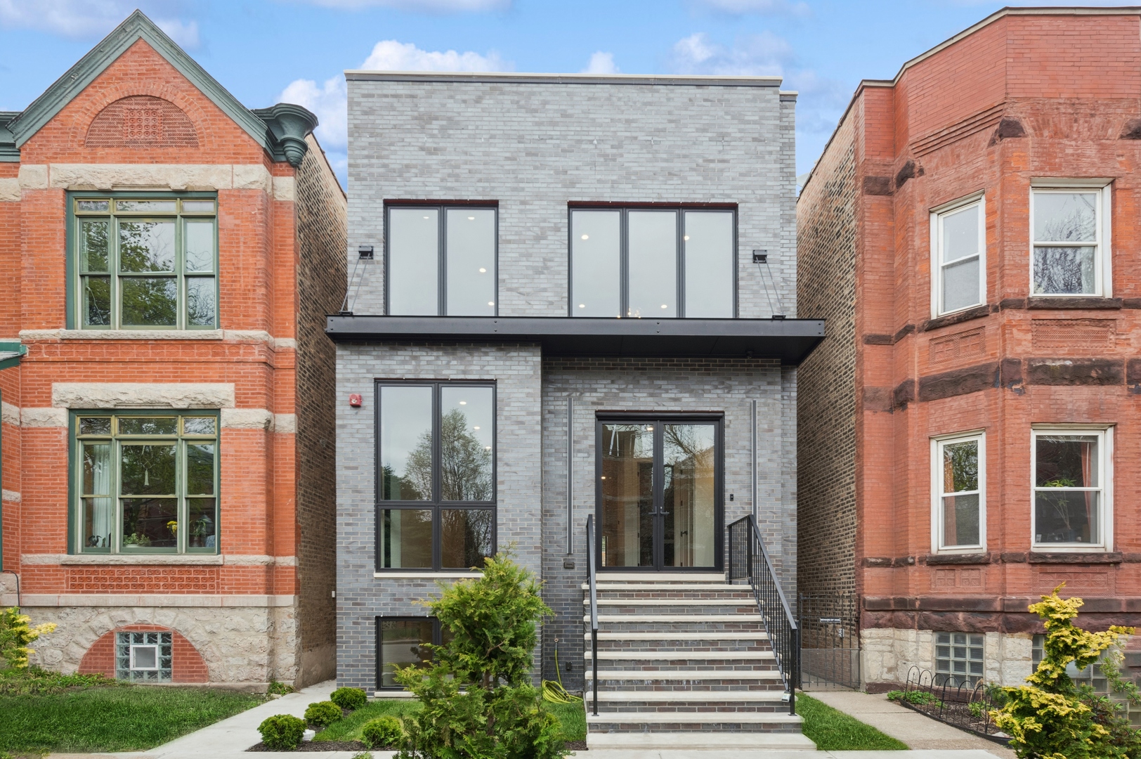 Welcome to The Cove - West Town's Crown Jewel of Modern Luxury Living. Perfectly situated in the heart of Ukrainian Village, one of Chicago's most vibrant and sought-after neighborhoods, The Cove is a stunning new-construction single-family home offering the perfect fusion of sophisticated design, spacious comfort, and elevated urban living. Boasting 4 generously sized bedrooms and 4.5 designer bathrooms, this home is bathed in natural light across every level. The top floor is a sanctuary, featuring three luxurious en-suite bedrooms, complete with custom closet systems and an in-unit washer and dryer for added convenience.  Step into the main level and be captivated by the seamless open-concept design, where an elegant living room flows effortlessly into a showstopping chef's kitchen. Outfitted with custom cabinetry, quartz countertops, a built-in espresso machine, pot filler, and top-tier stainless steel appliances, the kitchen is a dream for both everyday living and entertaining. The family room, complete with a custom fireplace and built-in bookcases, offers the perfect space to unwind.  Just beyond, a mudroom area leads you to an expansive multi-level outdoor living experience, featuring a deck above the two-car masonry garage that cascades down to the main-level deck - a true entertainer's paradise.  The lower level continues the luxurious flow with soaring 10-ft ceilings, a recreation room with built-in surround sound, wet bar, and a private guest suite with its own bath. The home also includes fire sprinkler protection throughout for added peace of mind. The Cove's rooftop deck is simply unparalleled - offering skyline views and an outdoor oasis for gatherings under the stars. Located just steps from Smith Park, with easy access to public transportation via the Chicago Avenue bus and Western Ave Metra station, The Cove offers the perfect blend of residential tranquility and urban accessibility.  Experience the epitome of refined living in one of Chicago's most dynamic neighborhoods - The Cove isn't just a home; it's a lifestyle.Move Confidently.
