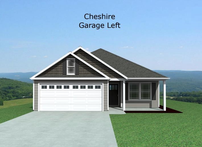 The Cheshire (Lot 88) offers a modern, open concept living area perfect for entertaining.  4 bedroom, 2.5 bath. Complete with the craftsman chair rail, crown molding, and rope lighting.  Covered back patio.   30-year architectural shingles, site-built construction, and a 10 year limited warranty are included to give you peace of mind. Preferred Incentive Available.