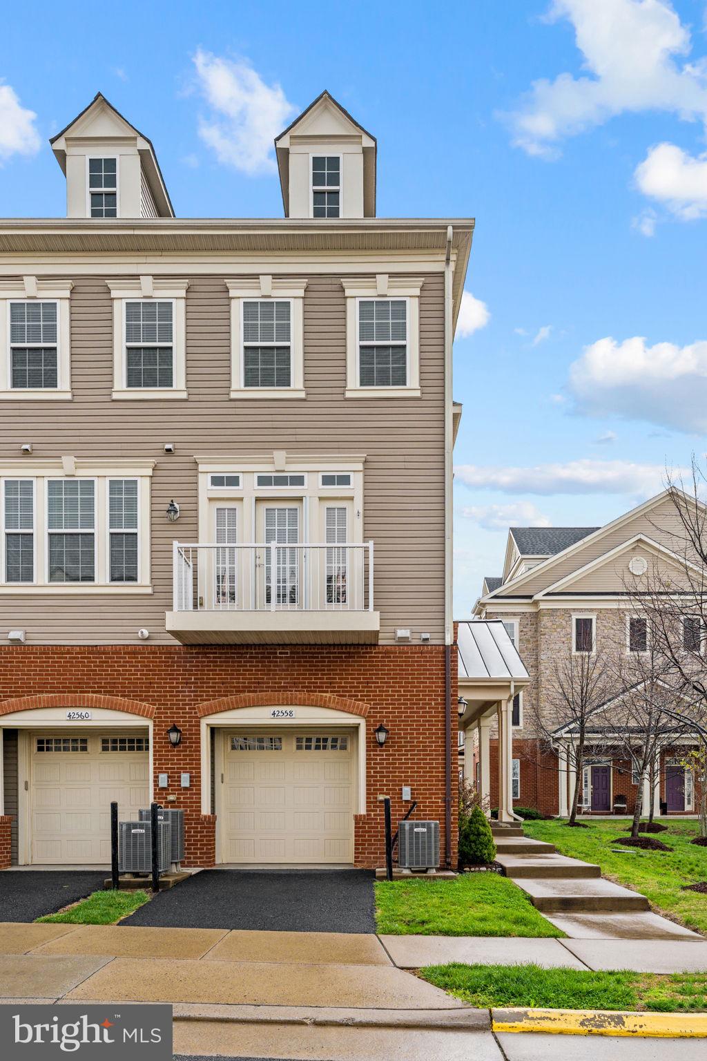 Modern elegance meets lifestyle convenience in this sophisticated 3BR end-unit at The Preserve at Goose Creek. The heart of the home is a gorgeous gourmet kitchen, meticulously designed with an abundance of cabinet and counter space for the inspired chef. The open-concept interior flows seamlessly to a private balcony—the ultimate vantage point to unwind and watch vibrant golden hour sunsets paint the sky.  New carpet in bedrooms.  Practicality meets luxury with a fully floored attic, providing extensive extra storage. This amenity-rich community offers resort-style living with a designer clubhouse, fitness center, sparkling pool, and 163 acres of preserved green space featuring scenic trails.  The location is a foodie’s dream; you are moments from the premier dining at Goose Creek Village and the iconic Clyde’s Willow Creek Farm. An ideal hub for commuters and travelers, this home is just minutes from the Ashburn Silver Line Metro and approximately 12 minutes to Dulles International Airport. Experience the perfect blend of privacy, high-end finishes, and a sunset view that never gets old.Love Where You Live!