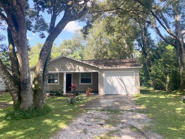 NO HOA !!! NO CDD !!! This 3 Bedroom, 2 Full Bath, 1 Car Garage Home is Move in Ready. Freshly Painted, W/ Newer Laminate Flooring, Ceiling Fans, Electric Panel, and Windows. 2019 Roof and 2021 HVAC System. Beautiful Kitchen W/ Loads of Cabinets, Breakfast Bar, and Separate Dining Area. Primary Bedroom is 20x12 W/ Walk in Closet !!!! 2nd Bedroom is 15x12 W/ Walk in Closet !!! and 3rd bedroom is 13x13 !!!! 2 Updated Bathrooms and Newer Carpeting in The Bedrooms. Set on a Corner Lot W/ No Rear Neighbors on a Beautiful Wooded Street. Located just 2 Miles From the Suncoast Parkway. 35 Minutes to TIA, Raymond James Stadium and 45 Minutes to Beaches and Disney World. Low Taxes, Septic and Well !!! With NO DEED RESTRICTIONS You Can Bring all Your Toys!!! (Highly Sought After Nature Coast Technical High School District !!) NEW PICS COMING TOMORROW