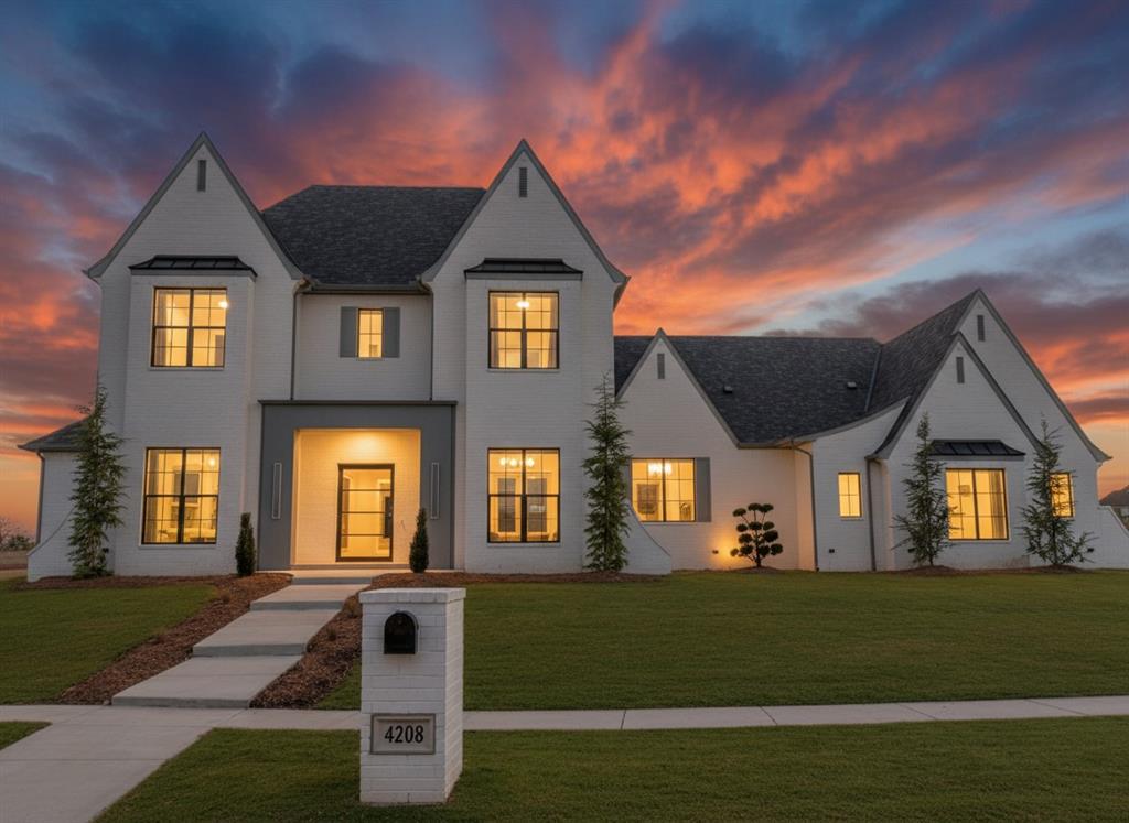 Former Show Home. Welcome to an exceptional custom residence by HR Home Designs, crafted with meticulous attention to detail and positioned on a premium corner lot. This luxury four-bedroom home blends architectural sophistication with modern comfort, offering an elevated lifestyle in every space.The grand living room showcases soaring twenty-two-foot ceilings, abundant natural light, a striking fireplace, and seamless flow into the high-end kitchen. The chefs kitchen features premium finishes, a spacious walk-in pantry, and an impressive layout ideal for both everyday living and entertaining. A dedicated climate-controlled wine room provides the perfect place to showcase your collection.The primary suite is a private retreat, featuring an expansive layout, a spa-inspired bathroom with a large walk-in shower, a makeup vanity, and a built-in safe room for peace of mind.The outdoor living experience is equally impressive, offering a double patio with a full outdoor kitchen and fireplace, creating the perfect setting for gatherings year-round.Upstairs, you will find two generously sized bedrooms each with its own full bathroom, a convenient laundry chute, and a versatile flex room complete with its own fireplace.The oversized three-car garage is finished with sleek epoxy flooring, combining function and style.Located in a peaceful new neighborhood and just minutes from shopping and dining in Moore and Norman, this home offers both luxury and convenience.