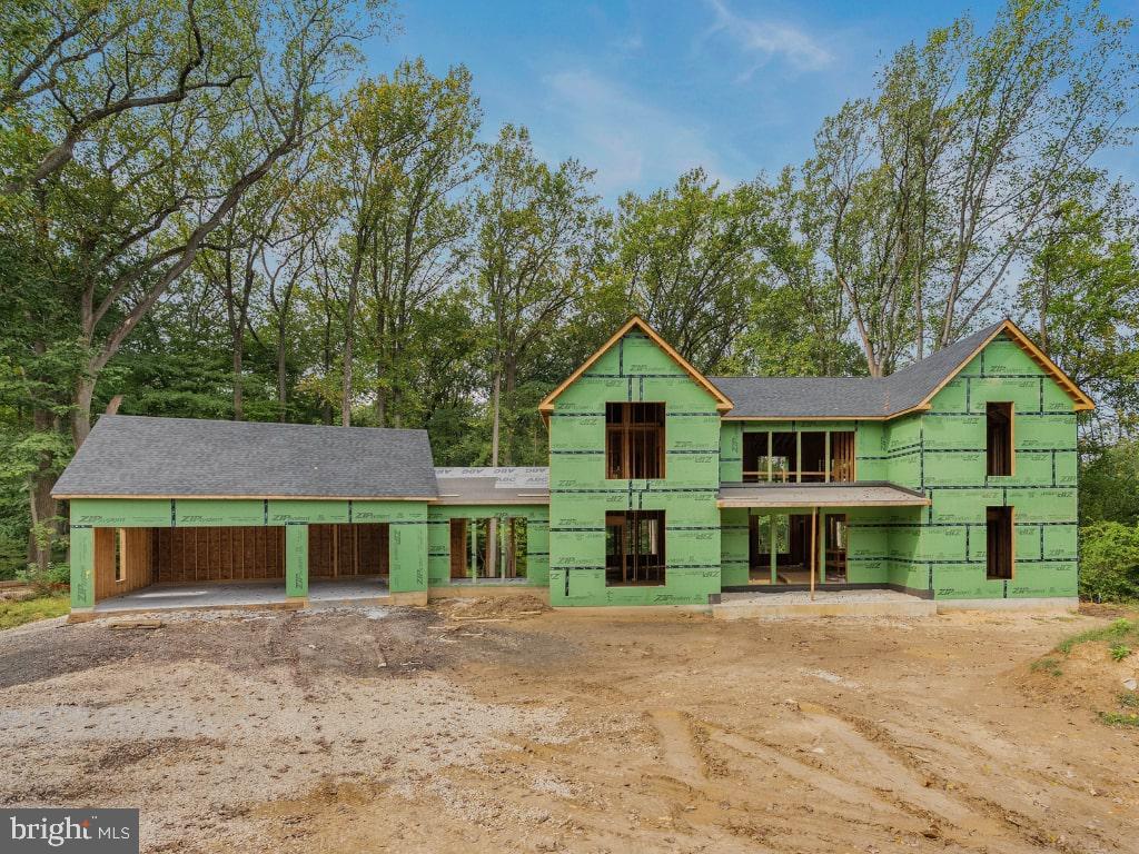 Framed and walkable!! Tucked away off an idyllic neighborhood, near downtown Media, is 410 Sandy Bank Road - a brand new, ground up new construction home designed and developed by the forefront in luxury real estate. Set on a spacious lot in the award-winning Rose Tree Media School District, this custom residence offers an impressive footprint of up to 7,000 square feet with the potential for 6 bedrooms, 4.5 bathrooms,  massive finished basement and above garage in-law suite. The dramatic ceiling heights throughout elevate the interior space. No space or detail was overlooked in this home. The massive 3 car garage has the ability for a finished in-law suite above. Walk through the glass breezeway into the main home outfitted with custom cabinetry mudroom. The kitchen offers substantial space, and incredible views of the gorgeous, private landscaped rear yard. The double height living room featuring gas fireplace and an abundance of glass is the perfect space for grand entertaining or cozy nights in. The first floor also offers a large office, spacious dining room and den which could serve as a great play area. The fully finished walk out basement adds an incredible amount of additional square footage for all the extras you need - game room, golf simulator, additional bedroom. The second floor of Sandy Bank features 4 huge bedrooms, 3 bathrooms and a spacious laundry room. The vaulted ceiling create an exceptional feel to the space. Developed by the esteemed team at Muve PHL and designed by LTDesign, this luxury new construction home is not your typical vanilla box—from layout and finishes to lifestyle features tailored to your taste. Additionally, this home is APPROVED for a swimming pool. Enjoy the perfect blend of privacy, top-rated schools, and walkable access to local shops, dining, and events in "Everybody’s Hometown." This is your chance to create something truly exceptional in one of Delaware County’s most desirable locations.