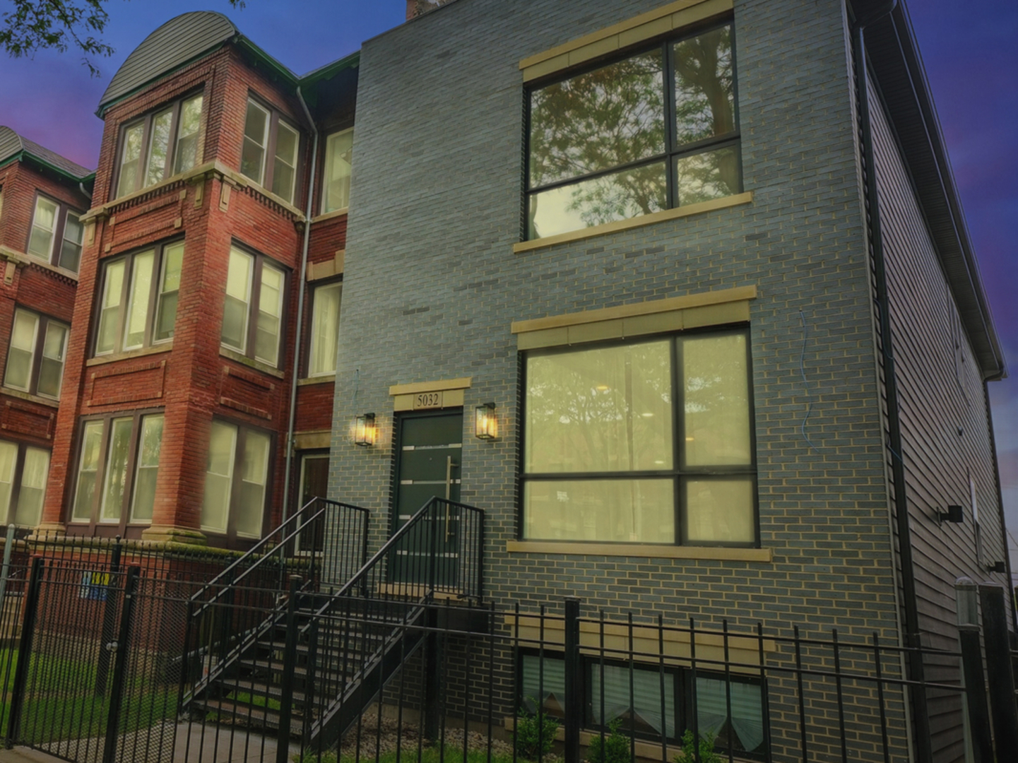 New Construction in Historical Bronzeville Location surrounded by Greystones and new construction. Beautiful open concept five-bedroom, four-bathroom house offers approximately 3400 square feet of living space. The primary bedroom features a private en-suite bathroom. The additional four bedrooms provide ample space for a variety of living arrangements. The home boasts four full bathrooms, allowing for comfortable and convenient access. With 10-foot ceilings, oak floors, crown moldings, and large window areas floods the home with natural sunlight. With cues from a contemporary aesthetic, the designer kitchen with bright, clean lines, top-quality stainless-steel appliances, an island with waterfall edges and quartz countertops is the perfect place to create your culinary delights. The spacious dining area is perfect for hosting your most intimate dinners or a large gathering of family and friends. Timeless in its design and function, the second level provides a luxurious primary suite with walk-in closets and a spa-like bath with a deep soaking tub, separate shower, double face bowls, and heated floors. Additionally, the second level has two bedrooms with a Jack-N-Jill bath, linen closet, and laundry room with a side-by-side washer & dryer. The lower level with two additional bedrooms, a full bath, and a recreation room with a wet bar, is the perfect spot for entertainment, solitude, home office, or privacy for guests. To complete the package, the expansive yard with a 2-car garage provides relaxation for various outdoor activities. If beauty, quality, and excellence are what you desire, this is the home for you!